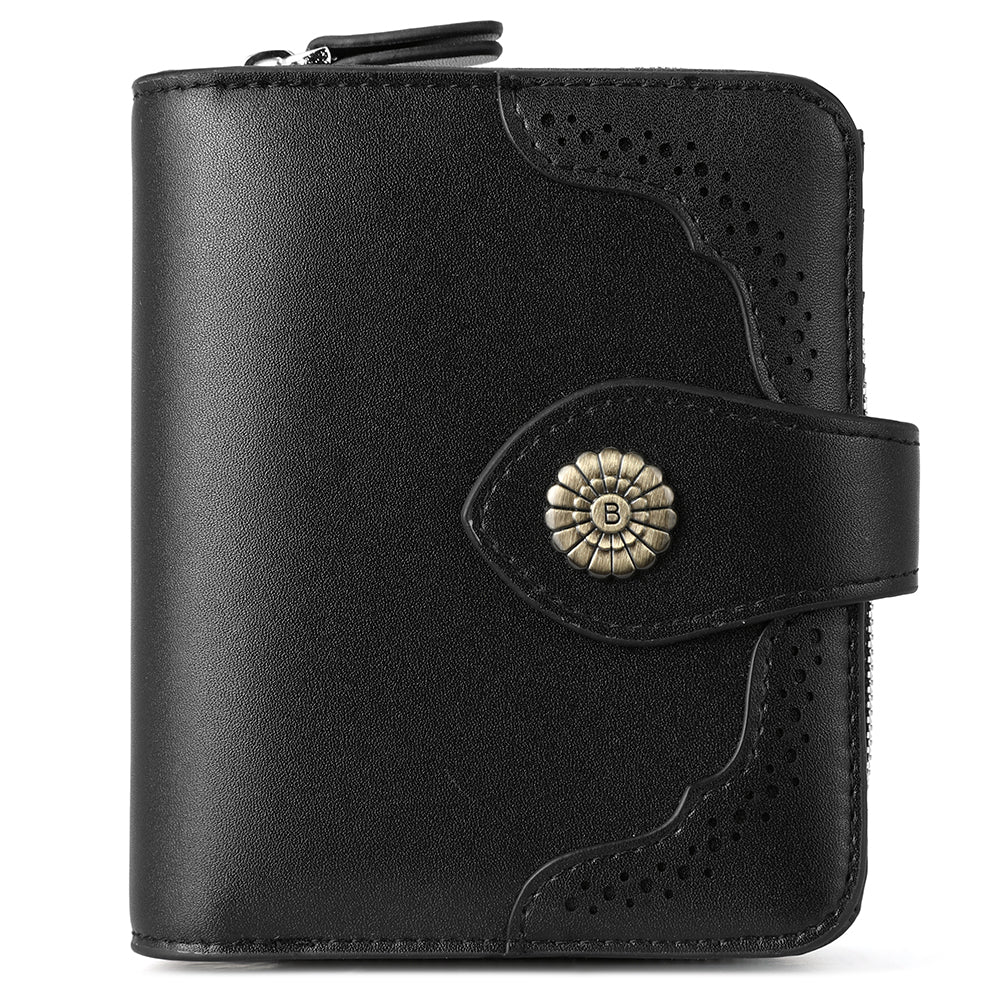 Rozenn  Full Grain Leather Money Clip Wallet —— Small Bifold - Image 10