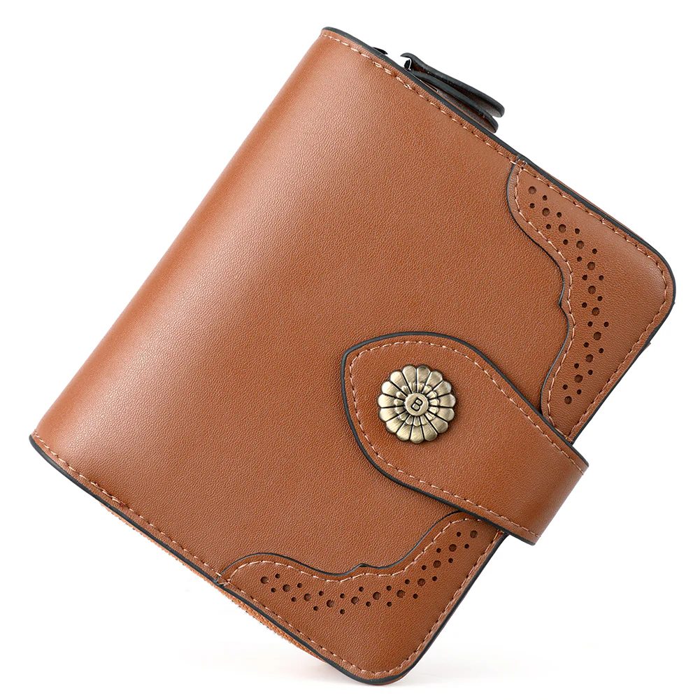 Rozenn  Full Grain Leather Money Clip Wallet —— Small Bifold - Image 17
