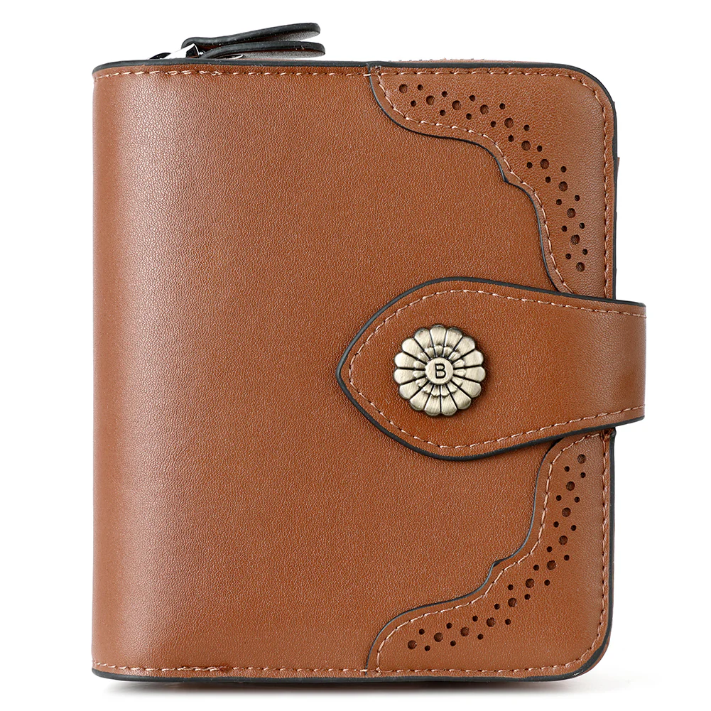 Rozenn  Full Grain Leather Money Clip Wallet —— Small Bifold - Image 18