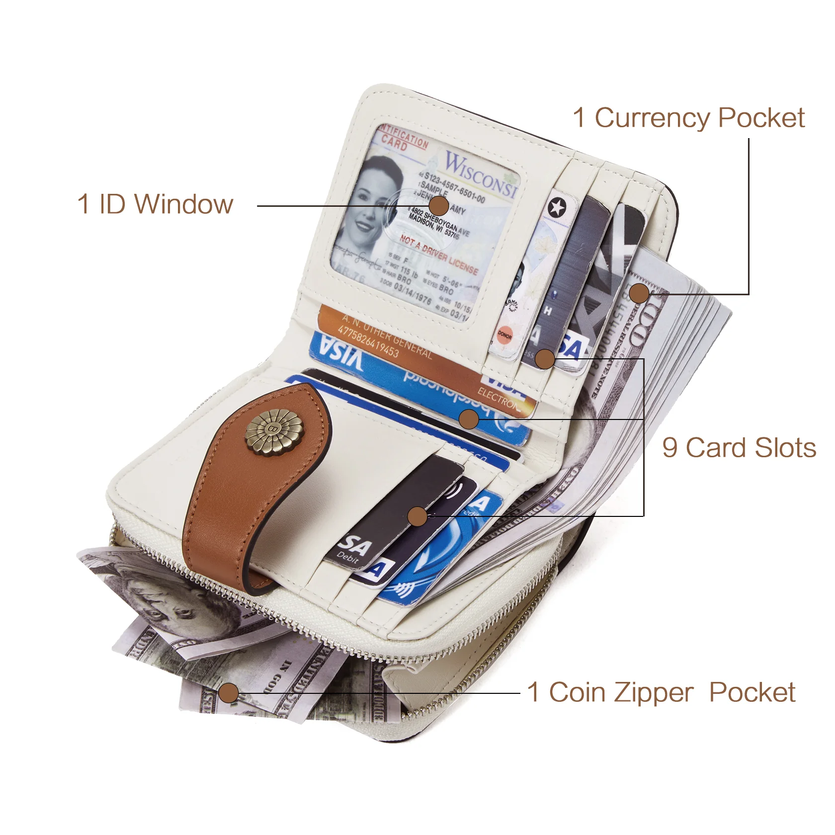 Lnna RFID Wallet For Ladies — Coin Purse - Image 129