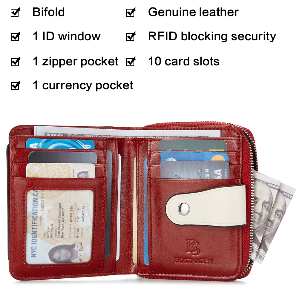 Lnna RFID Wallet For Ladies — Coin Purse - Image 136