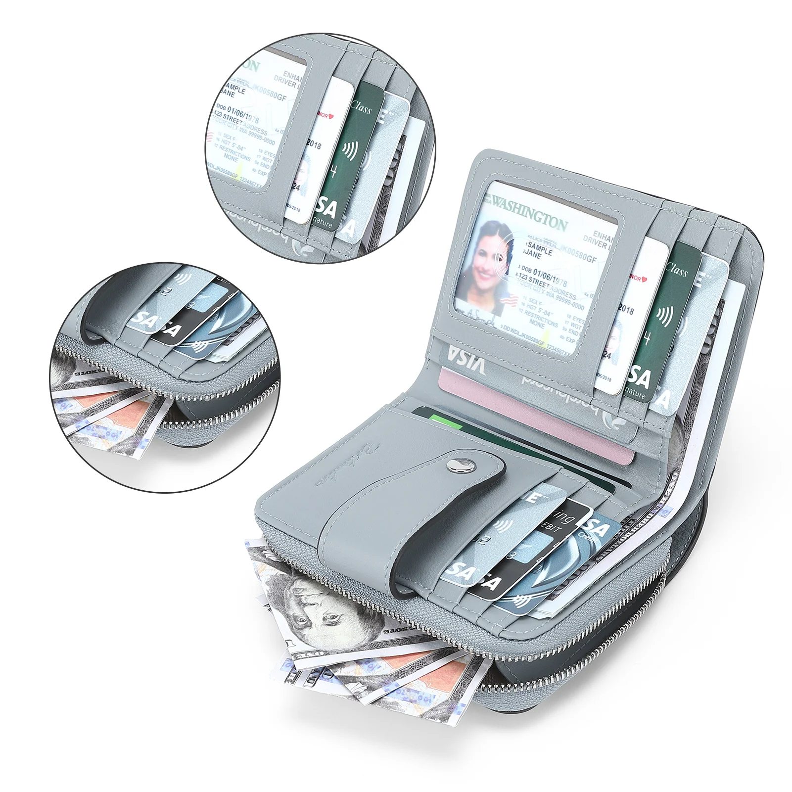 Lnna RFID Wallet For Ladies — Coin Purse - Image 156