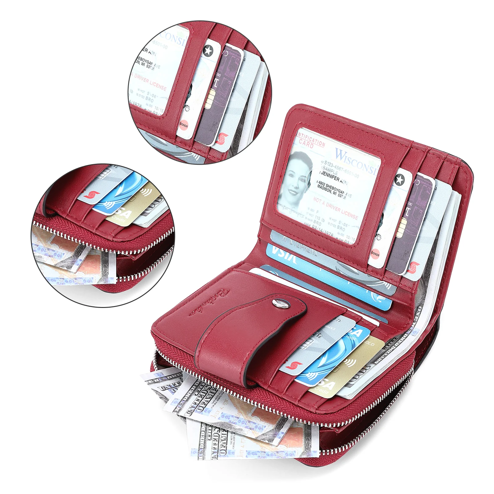 Lnna RFID Wallet For Ladies — Coin Purse - Image 165