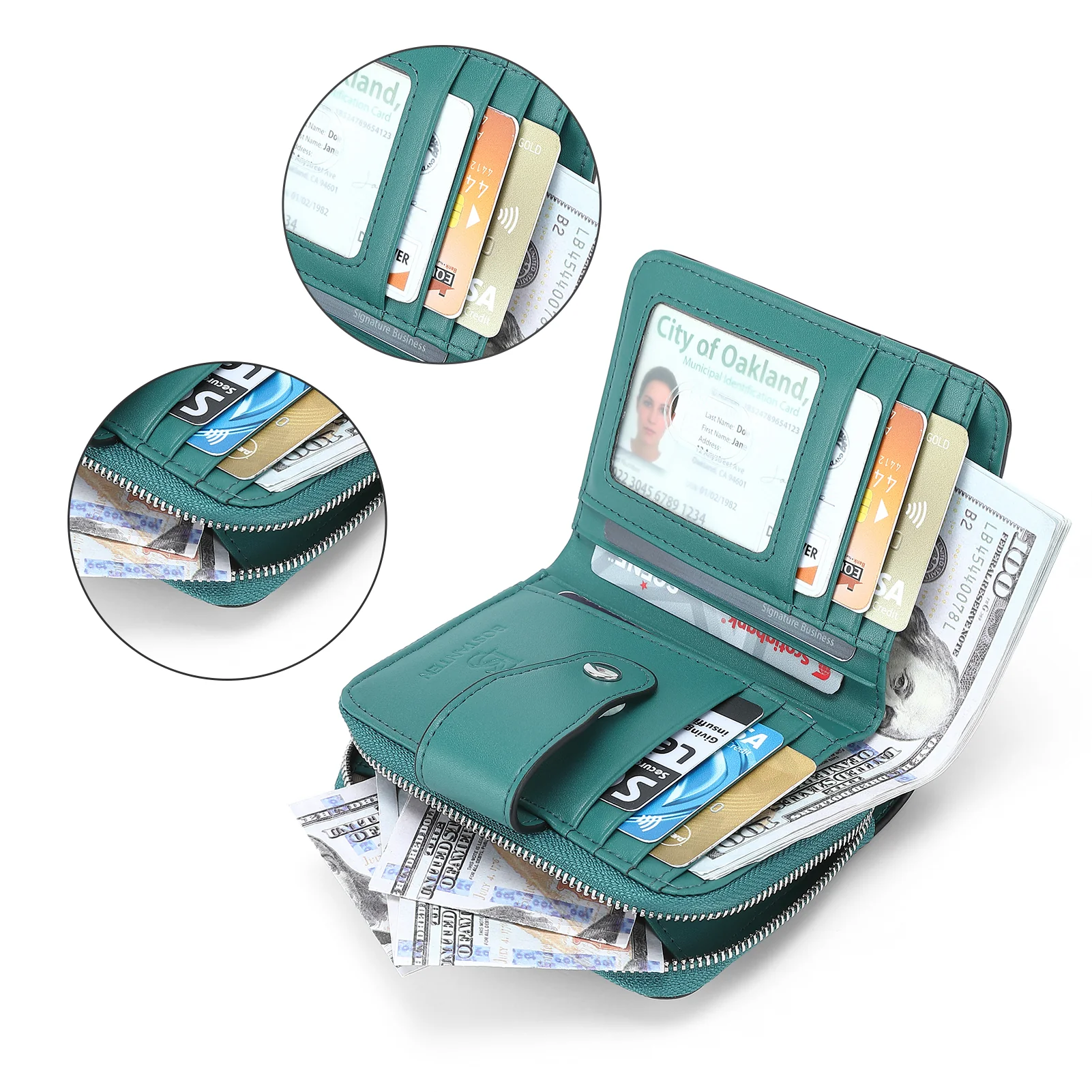 Lnna RFID Wallet For Ladies — Coin Purse - Image 174