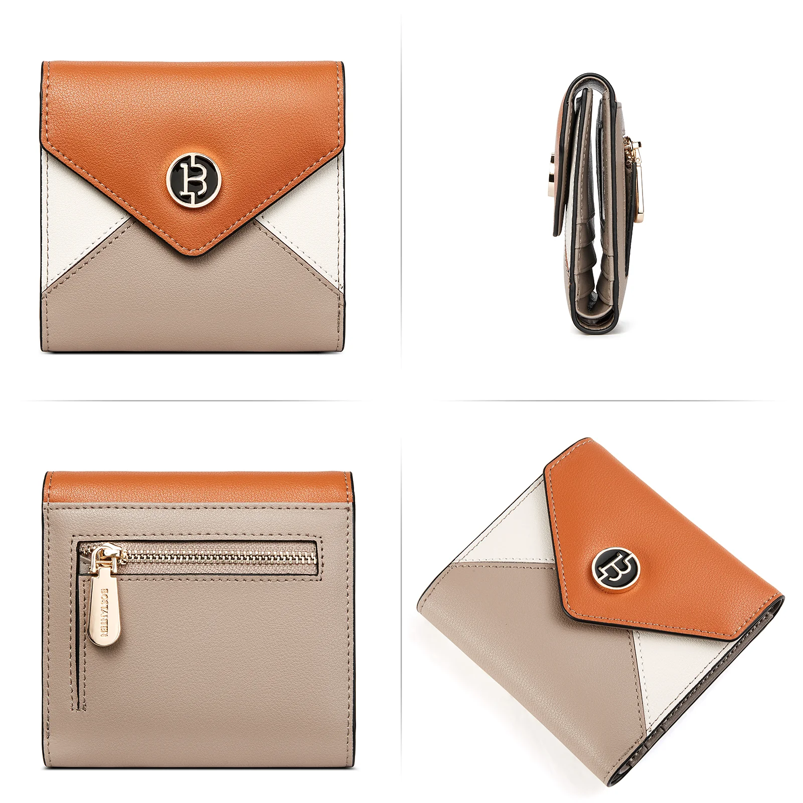 Rozenn Small Bifold Wallet with Card Case for Women in Leather - Image 11