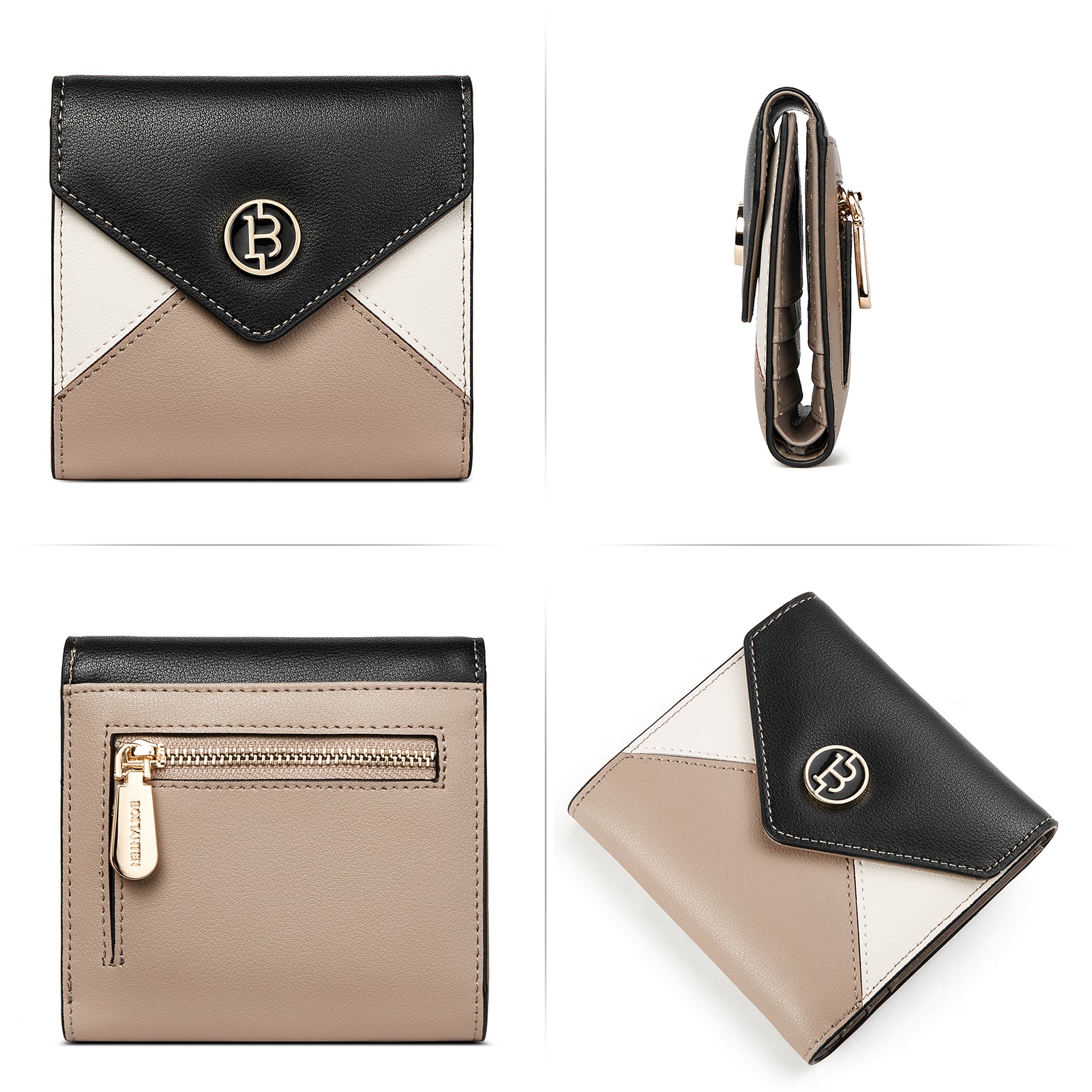 Rozenn Small Bifold Wallet with Card Case for Women in Leather - Image 21