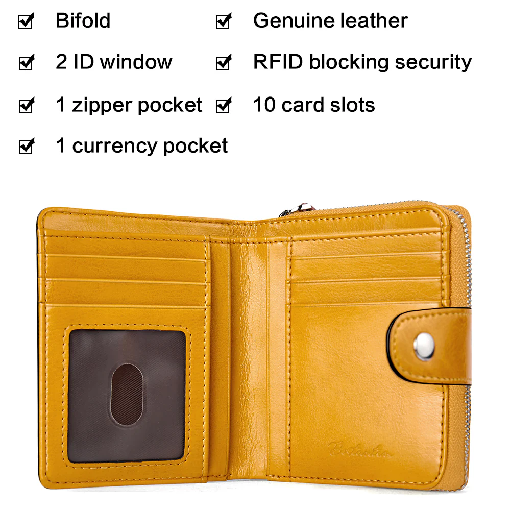 Lnna RFID Wallet For Ladies — Coin Purse - Image 32