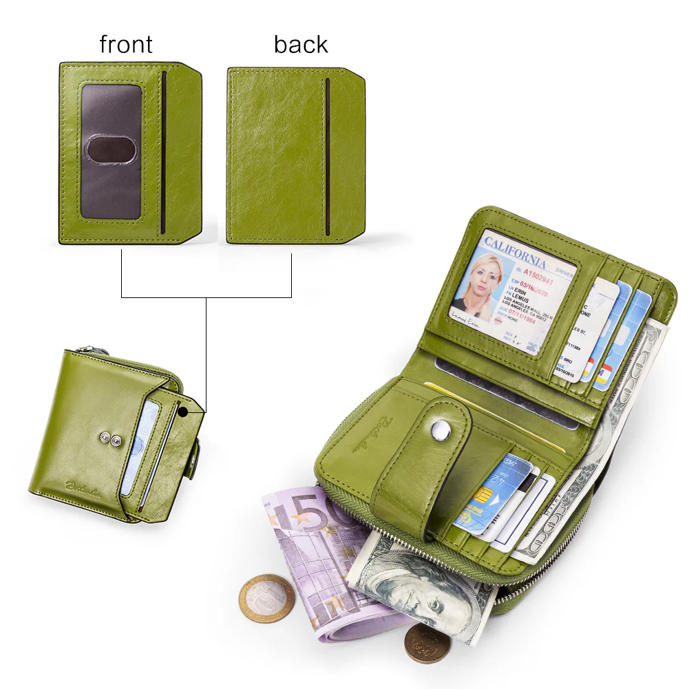 Lnna RFID Wallet For Ladies — Coin Purse - Image 7