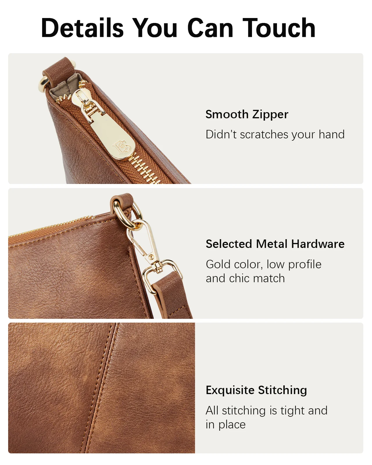 Nola  Chic and Sustainable - The Vegan Leather Envelope Clutch Purse - Image 16
