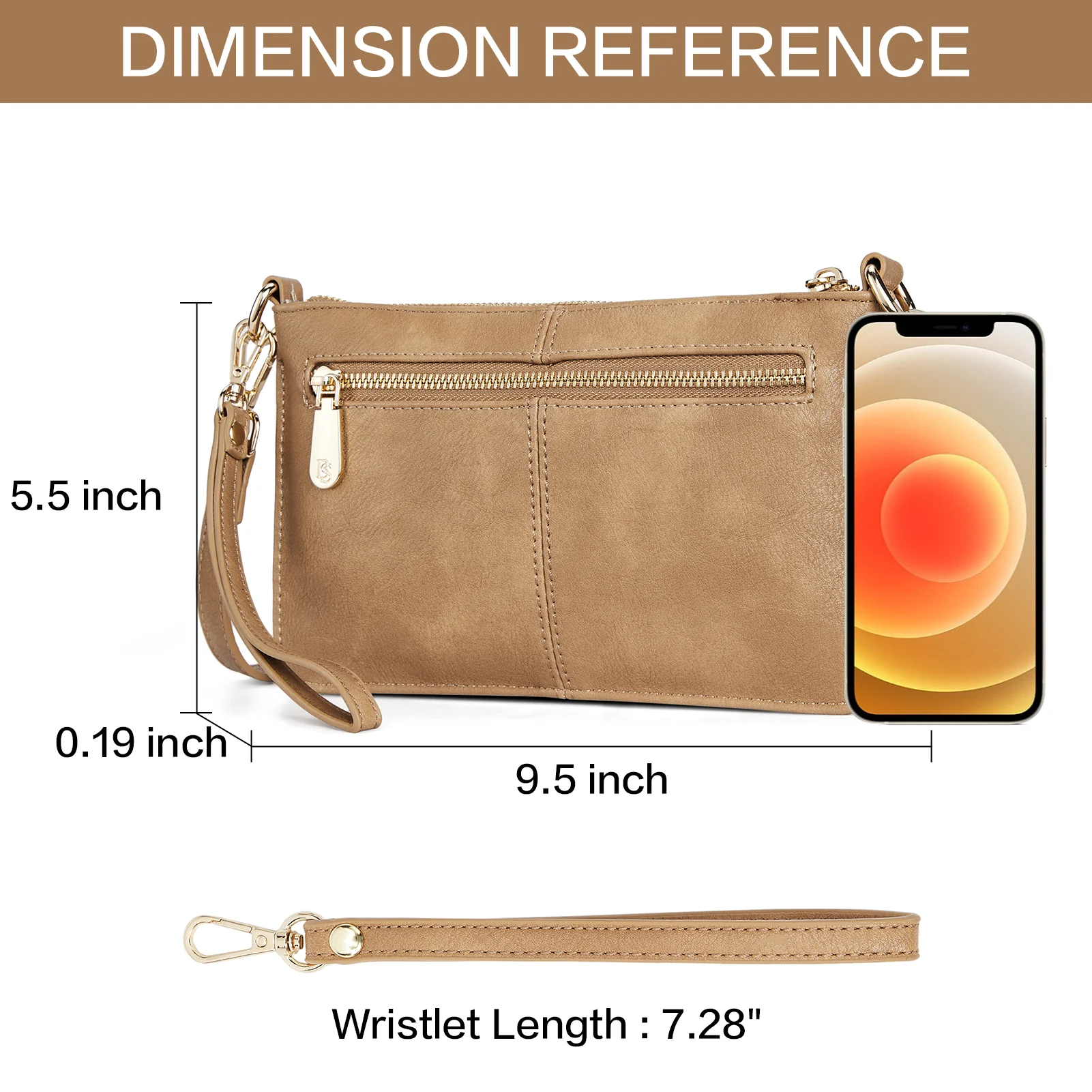 Nola  Chic and Sustainable - The Vegan Leather Envelope Clutch Purse - Image 25