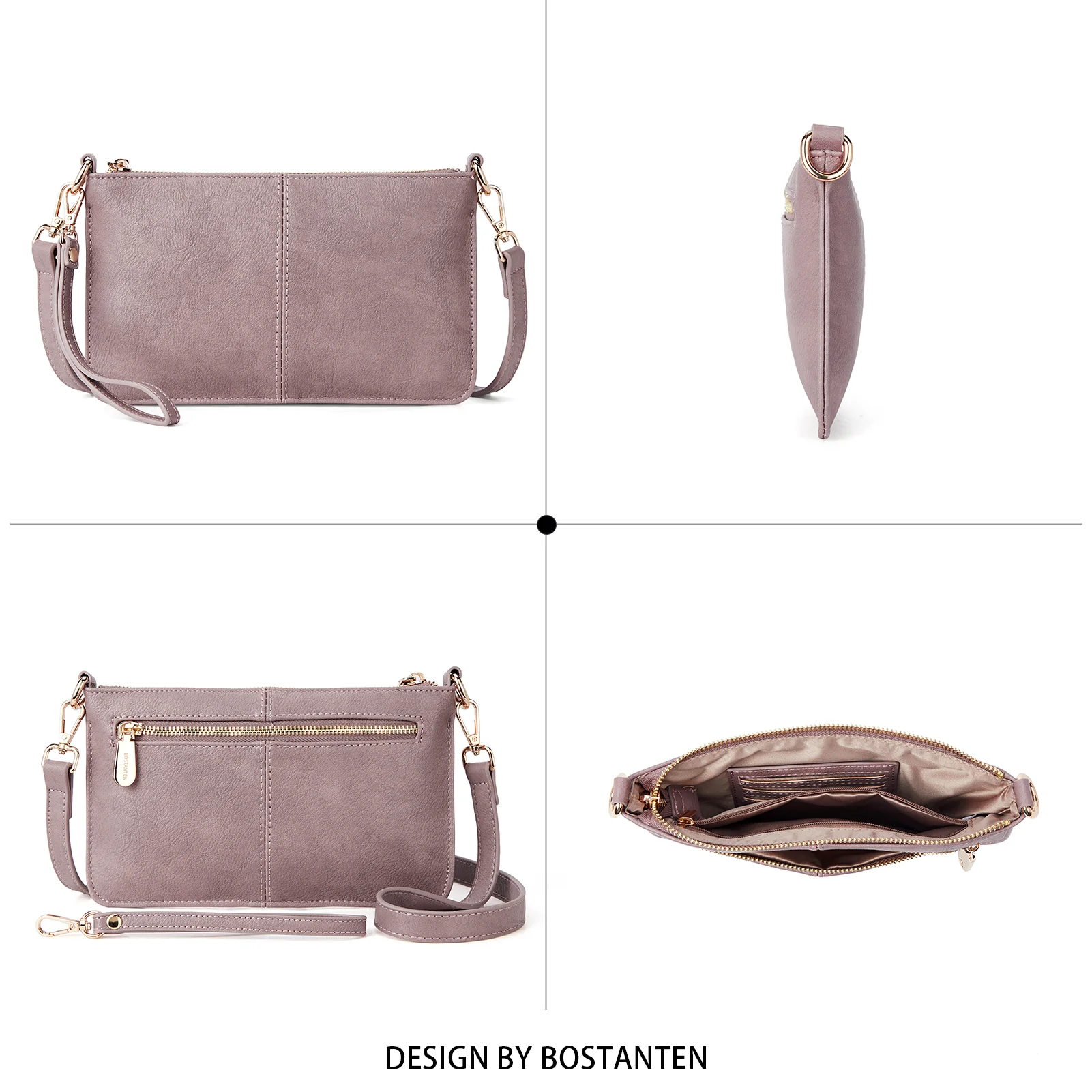 Nola  Chic and Sustainable - The Vegan Leather Envelope Clutch Purse - Image 30