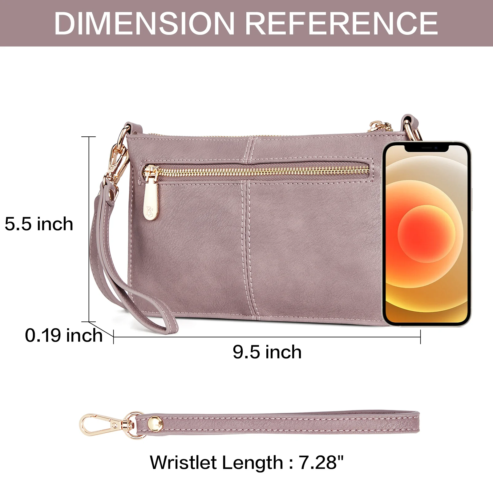Nola  Chic and Sustainable - The Vegan Leather Envelope Clutch Purse - Image 31