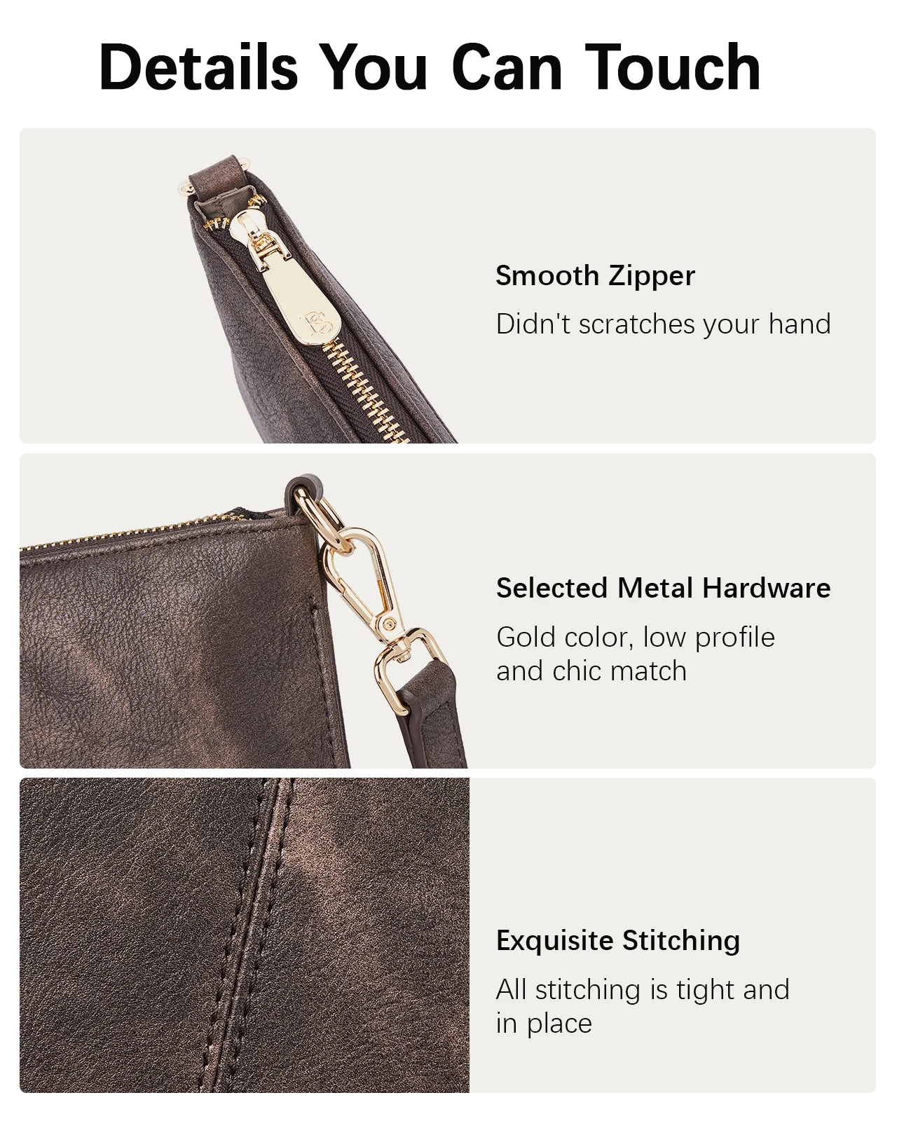 Nola  Chic and Sustainable - The Vegan Leather Envelope Clutch Purse - Image 7