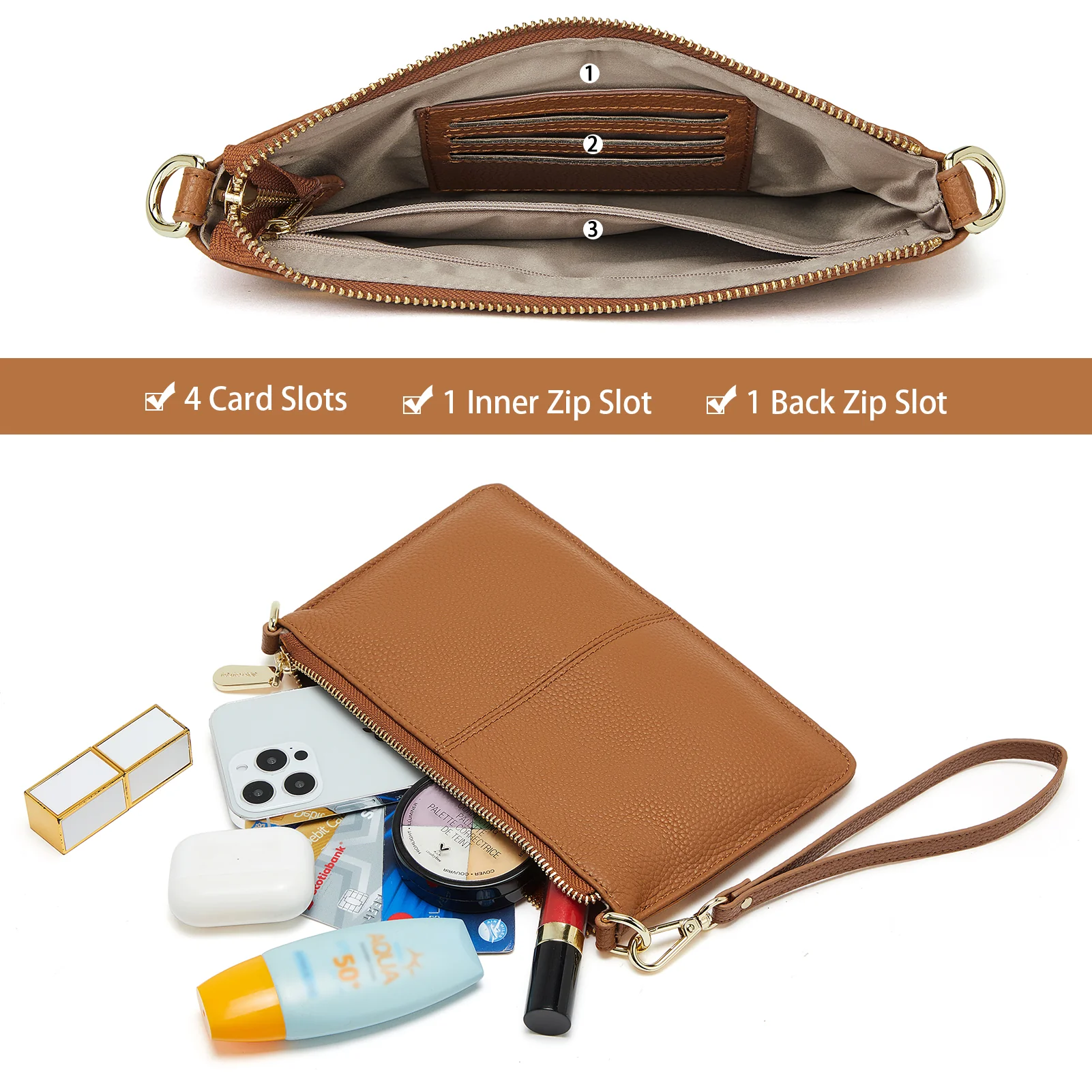 Nola Chic and Convenient - The Wristlet Clutch Purse - Image 6