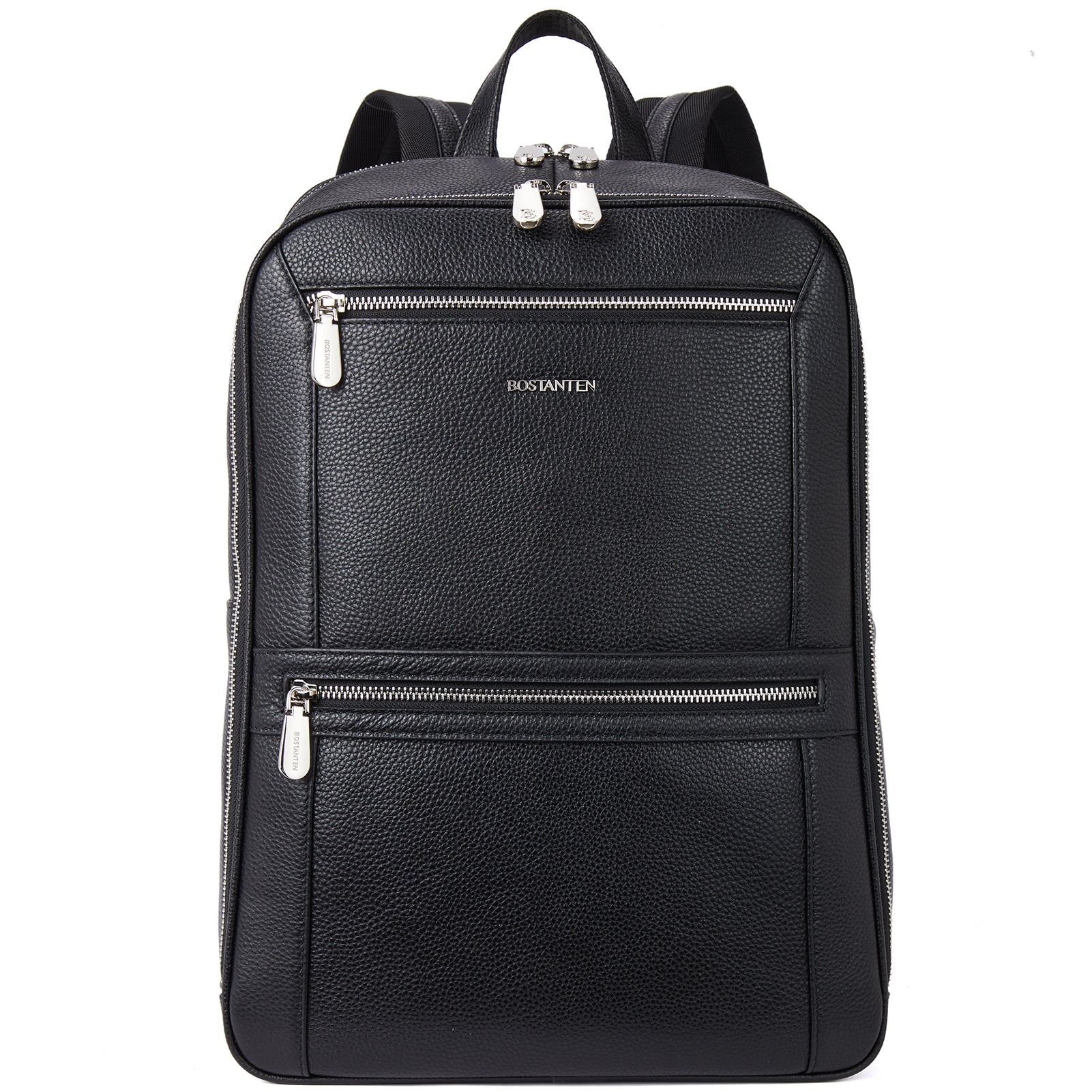 Large Men's Leather Backpack - Perfect for School and Travel - Image 2