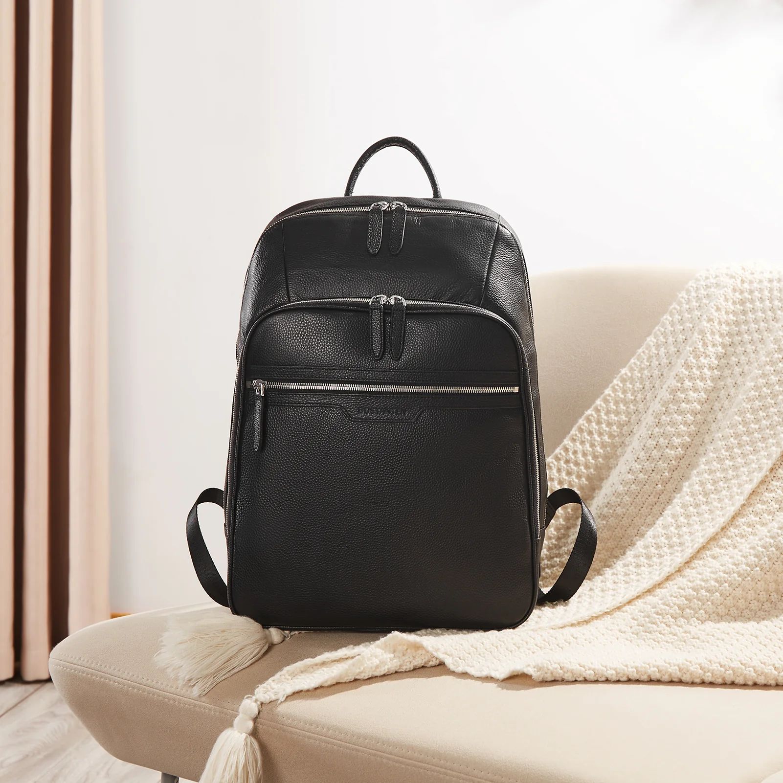 Nombongo 16'' Laptop Leather Bag — Comfortable - Image 5