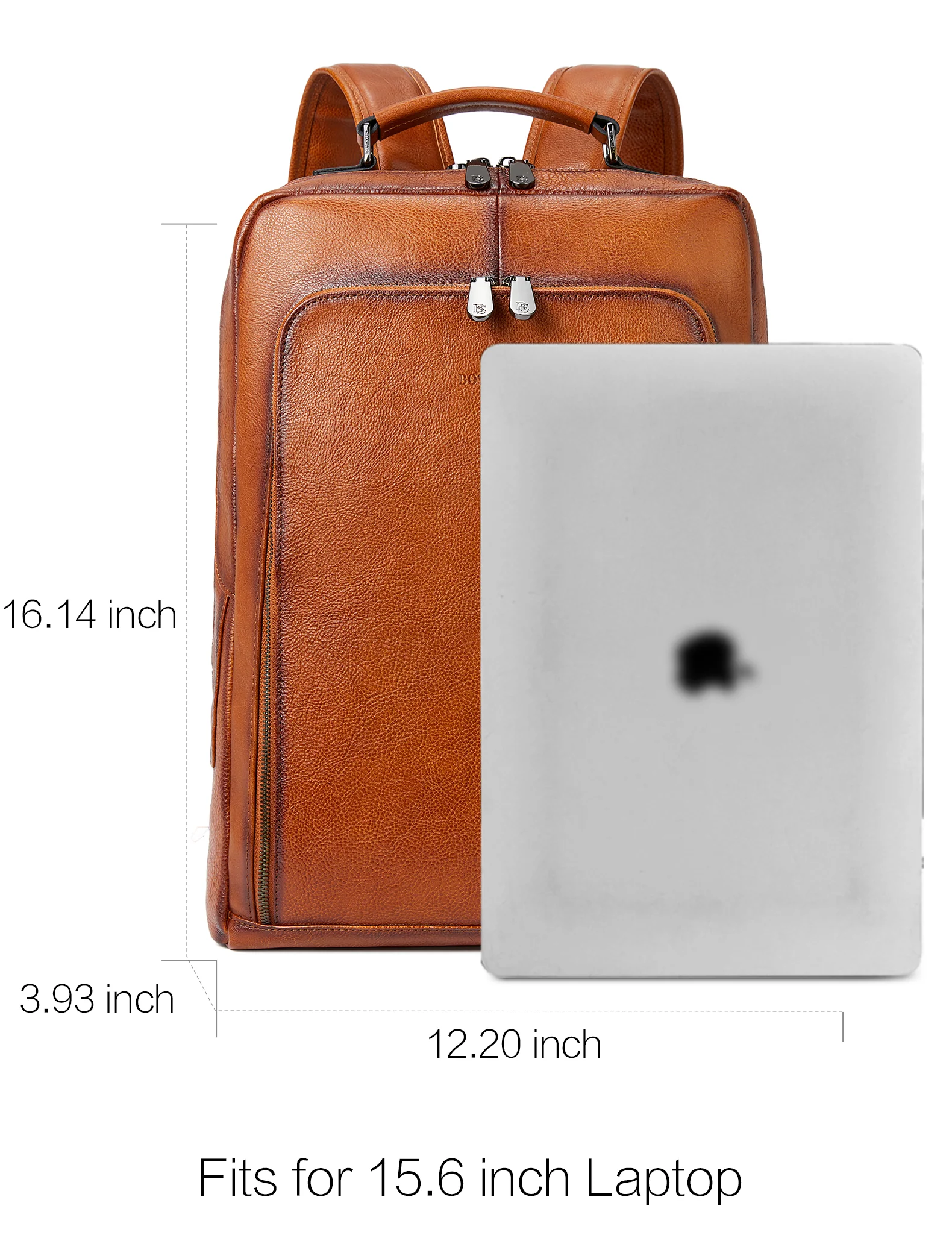 Large Vintage Travel Backpack for Men - Accordion Structure - Image 2