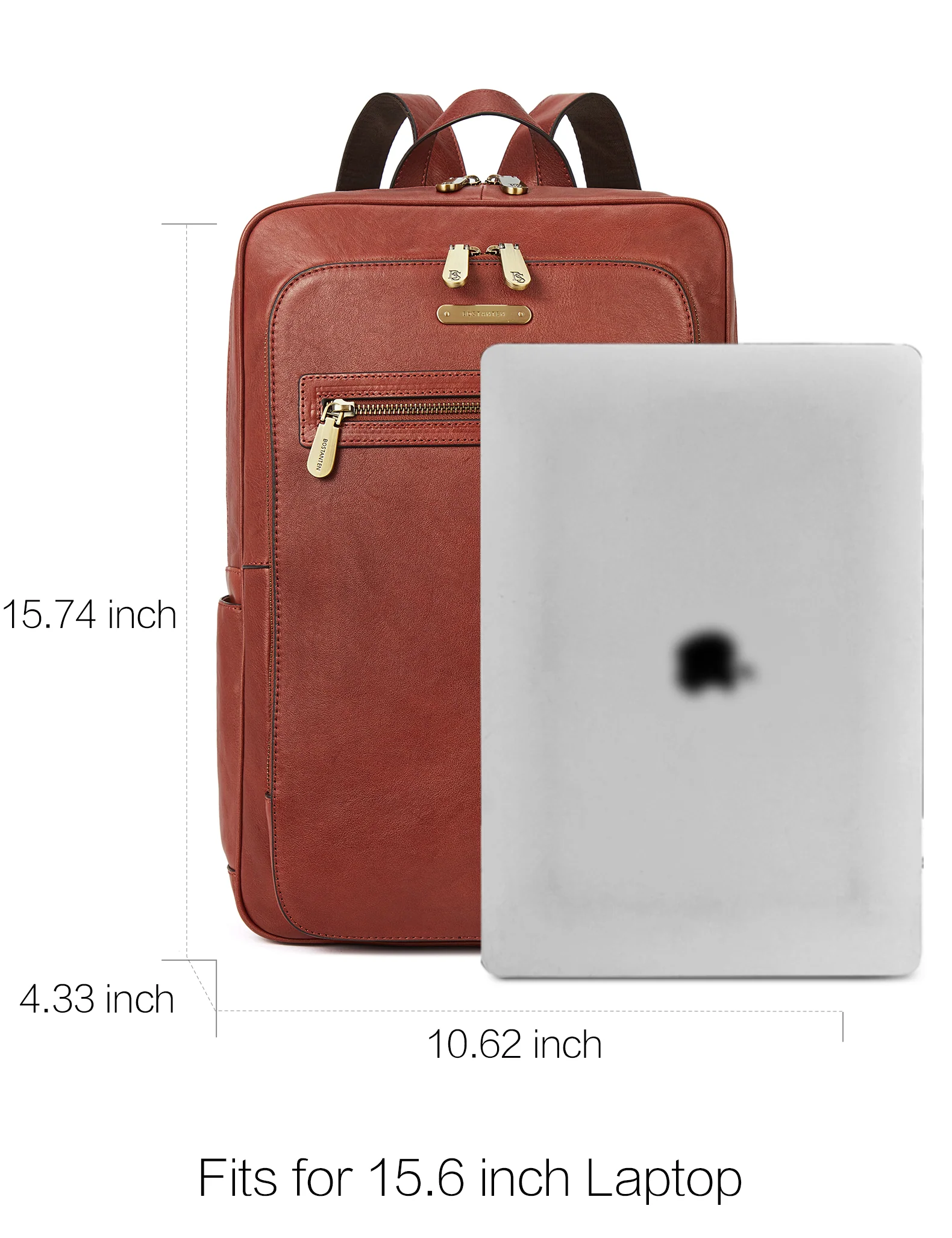 Luxury Italian Leather Backpack for Men - Image 4