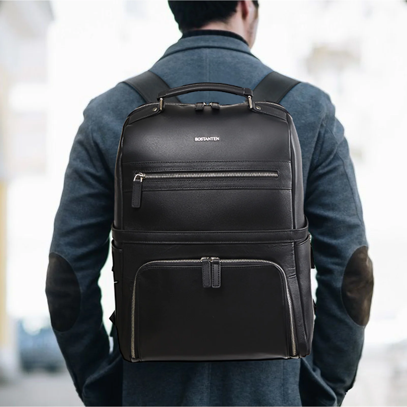 Waterproof College Backpack with Laptop Compartment - Image 3