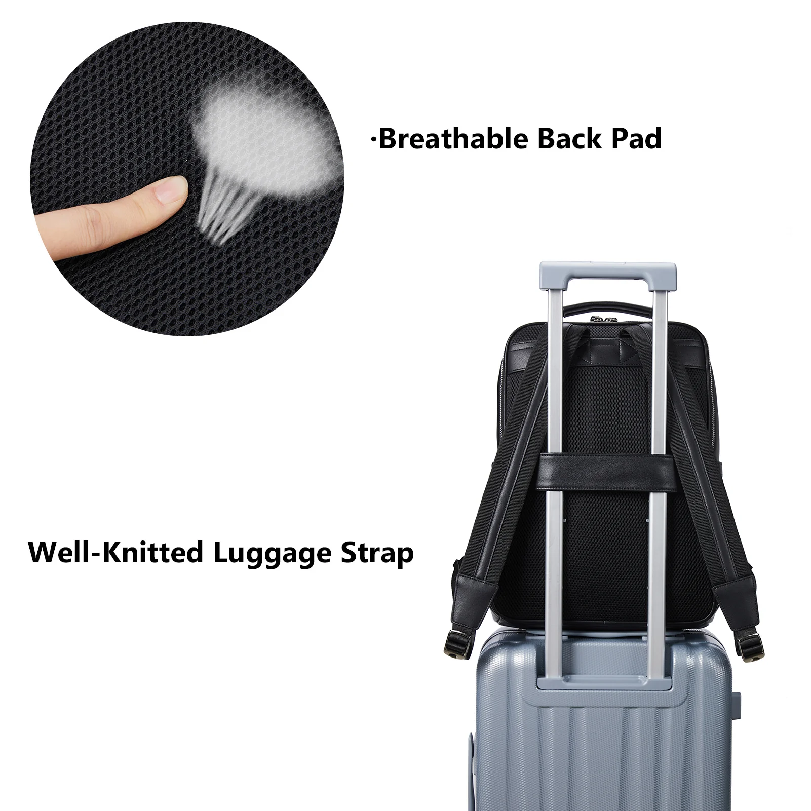 Waterproof College Backpack with Laptop Compartment - Image 5