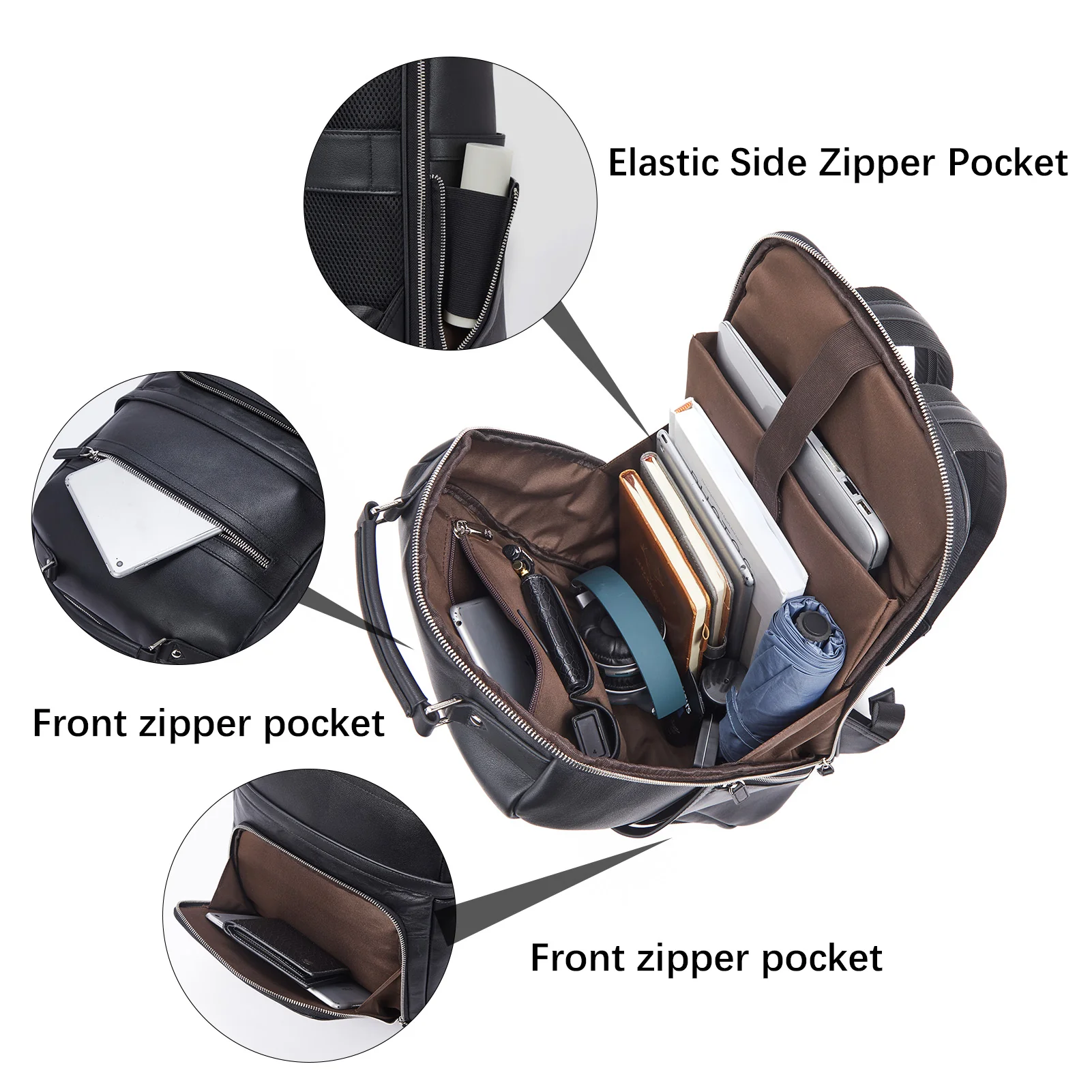 Waterproof College Backpack with Laptop Compartment - Image 6