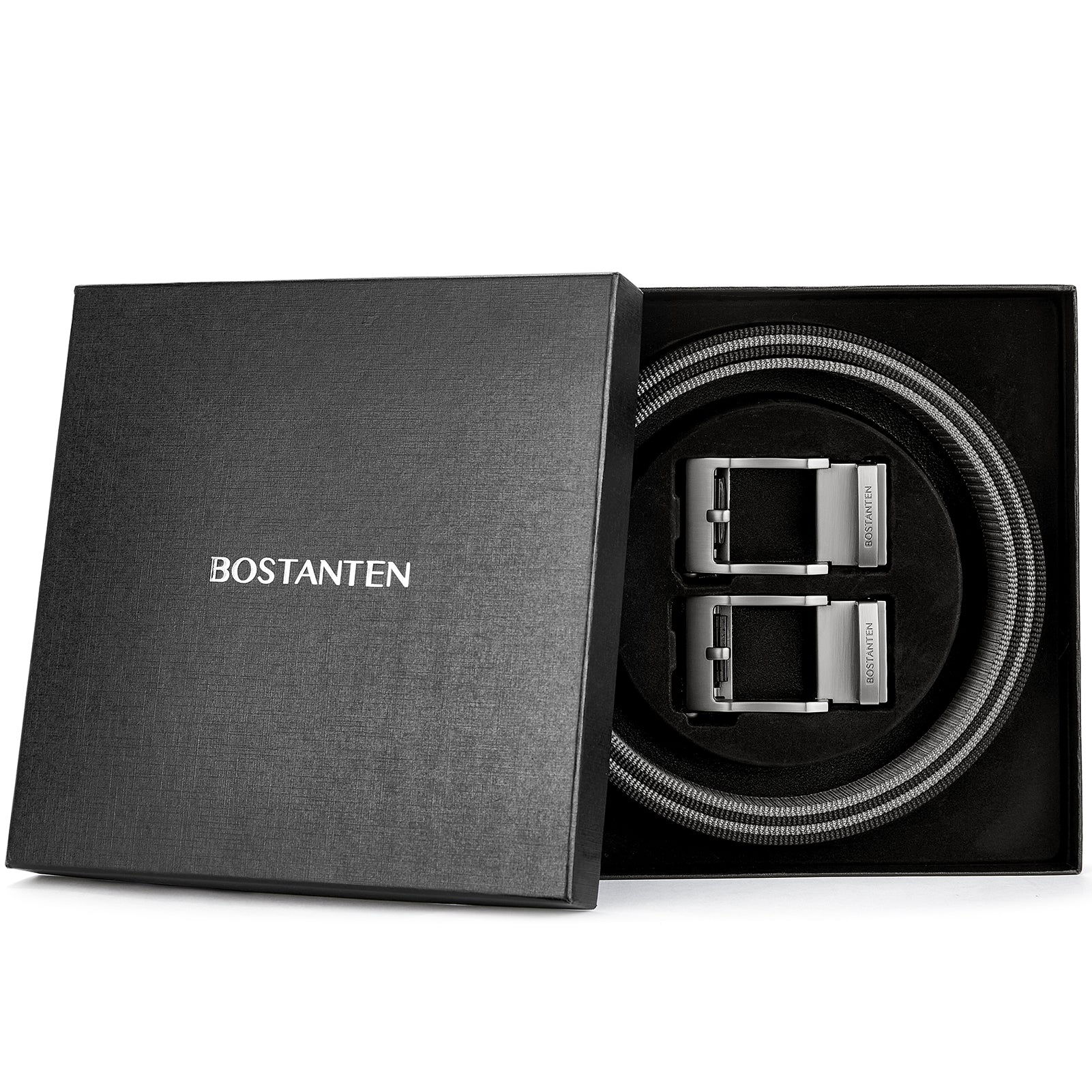 BOSTANTEN Men's Ratchet Dress Belts 2 Packs, Trim to Fit - Image 11