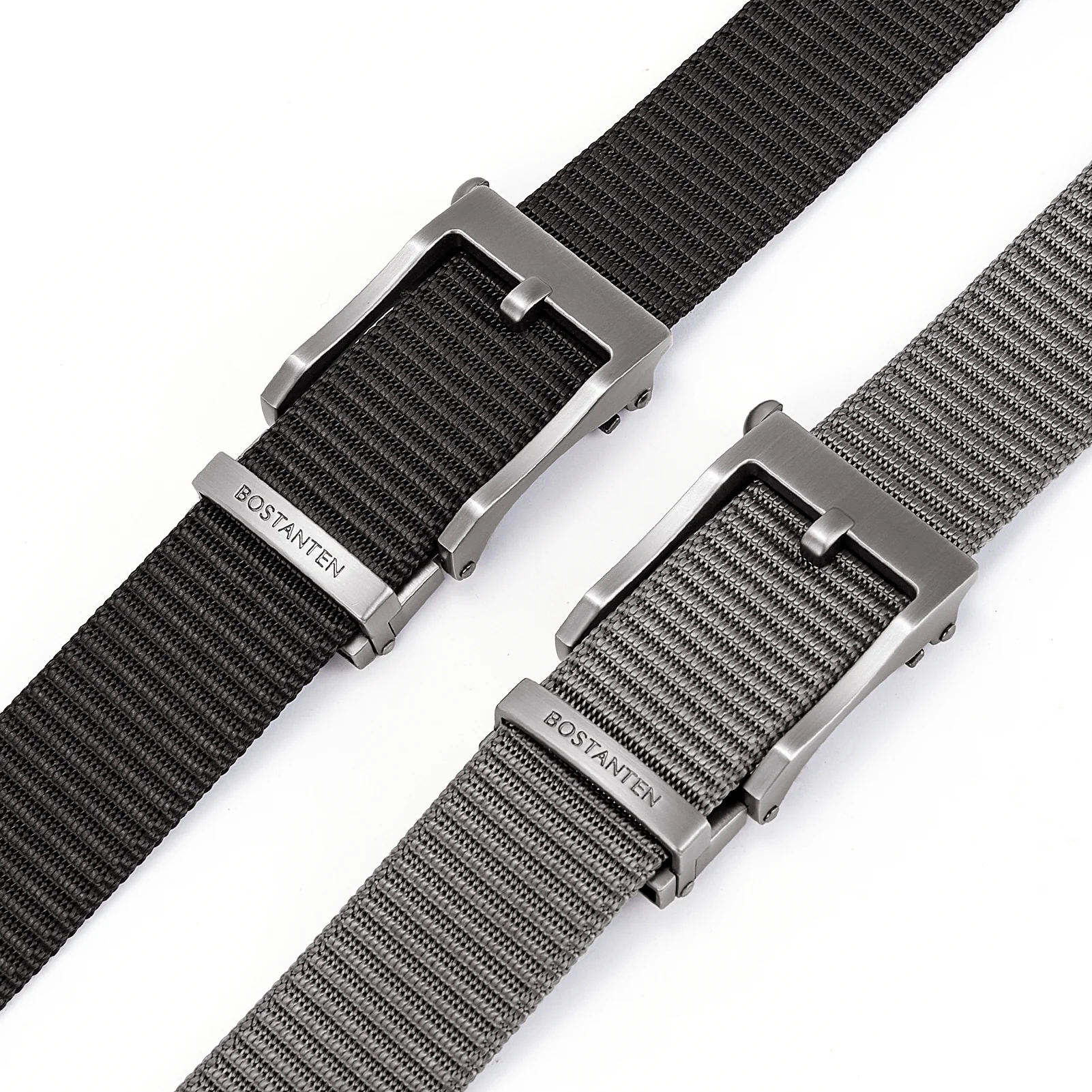BOSTANTEN Men's Ratchet Dress Belts 2 Packs, Trim to Fit - Image 12