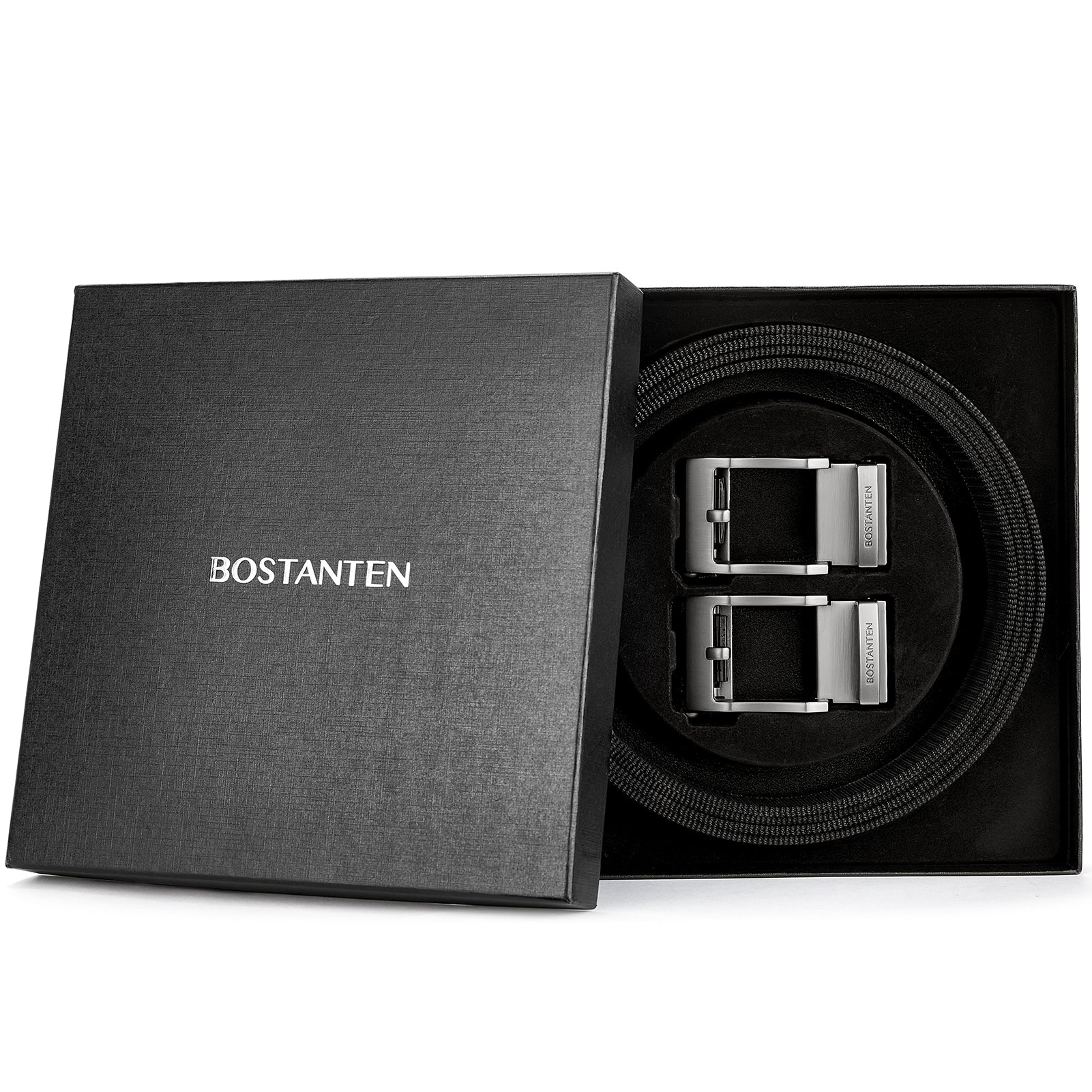 BOSTANTEN Men's Ratchet Dress Belts 2 Packs, Trim to Fit - Image 5