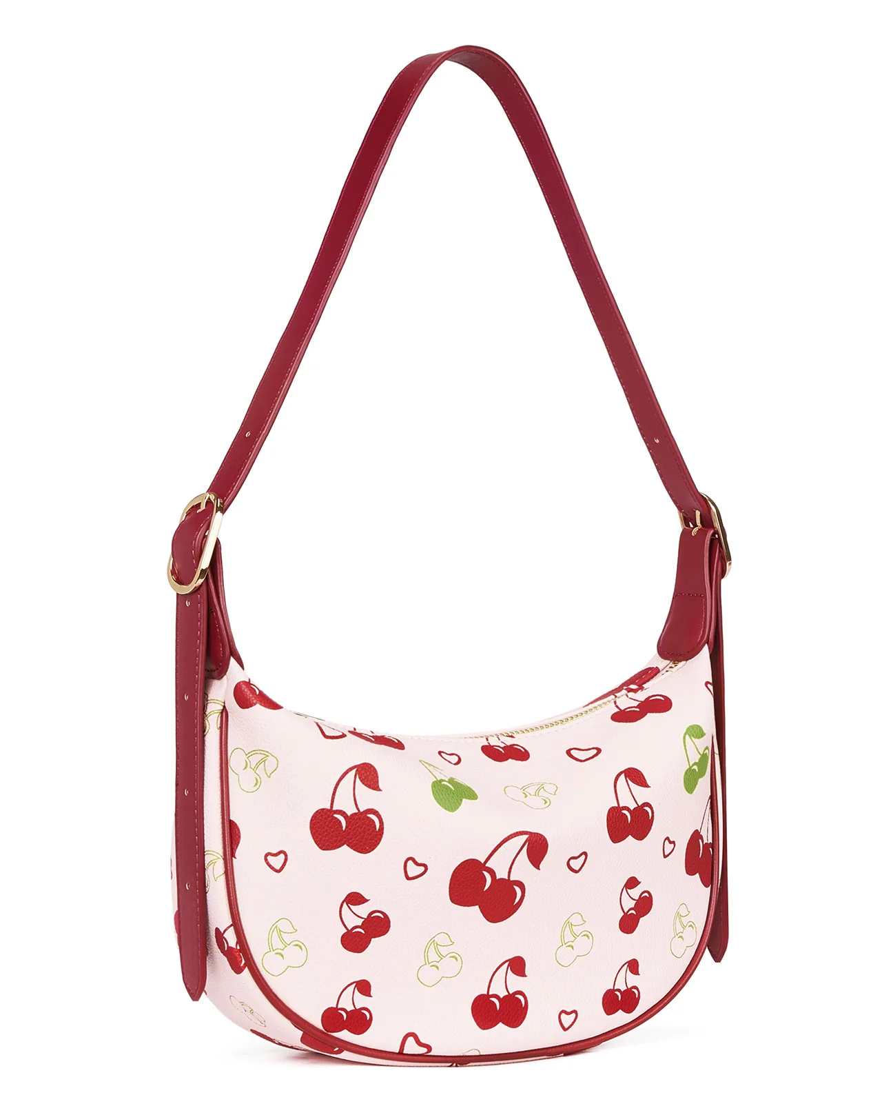 KWELI Woven Leather Half Moon Shoulder Bag - Image 23