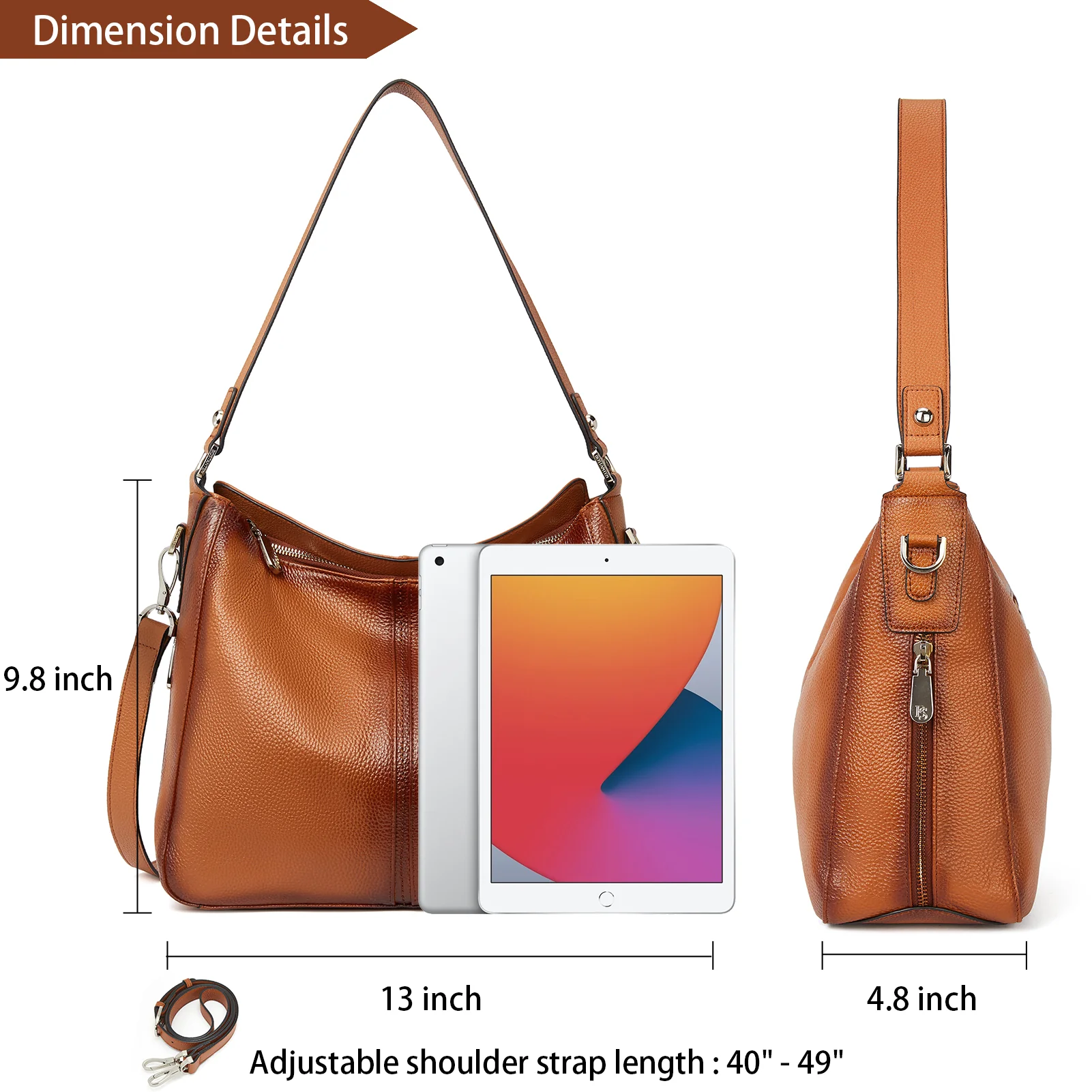 Kweli Hobo Shoulder Crossbody Bags - Image 12