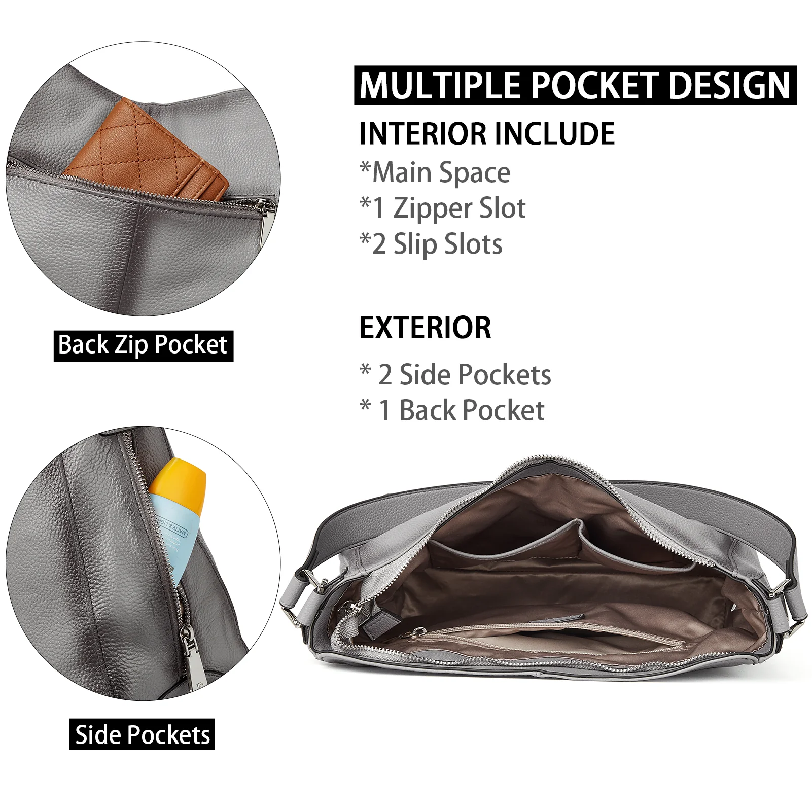 Kweli Hobo Shoulder Crossbody Bags - Image 5