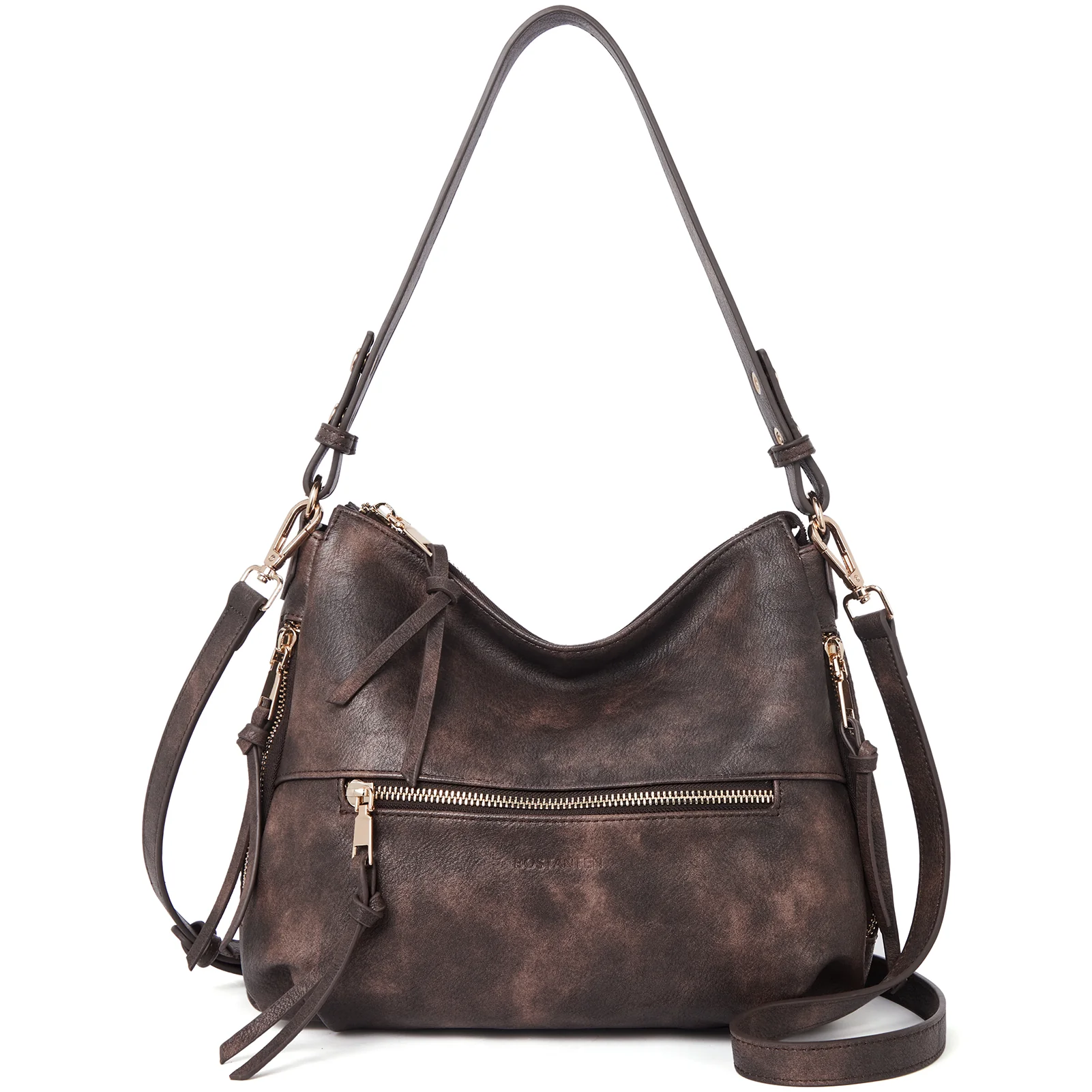 BOSTANTEN Purses for Women Designer Handbags Vegan Leather Hobo Bags Ladies Shoulder Bags Pocketbooks Brown - Image 23