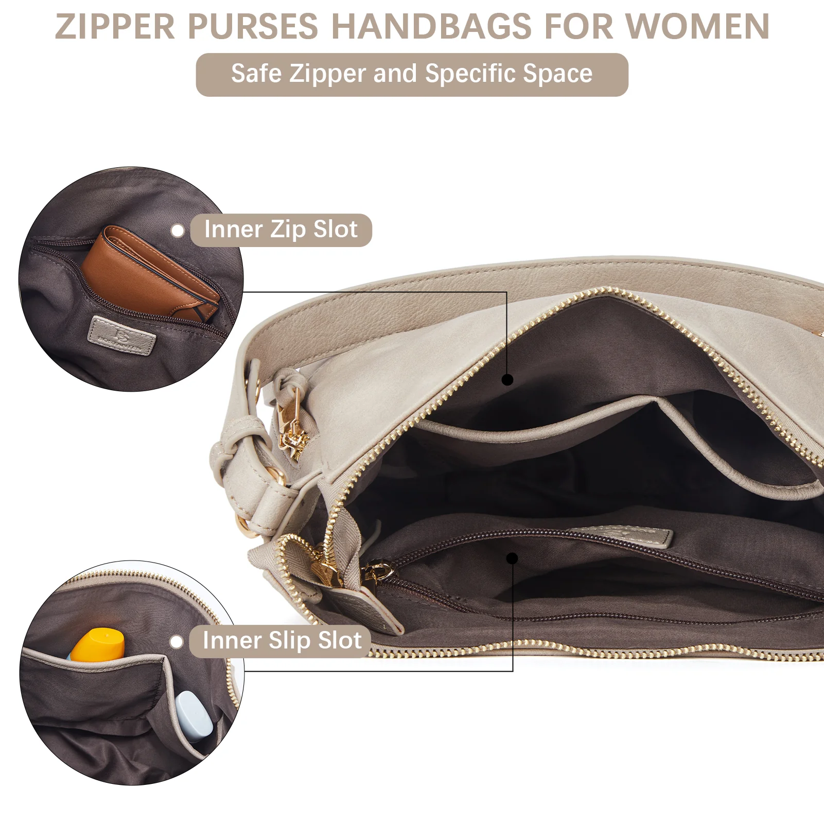 BOSTANTEN Purses for Women Designer Handbags Vegan Leather Hobo Bags Ladies Shoulder Bags Pocketbooks Brown - Image 39