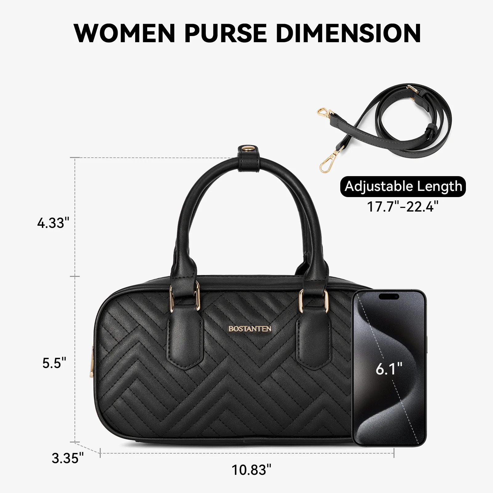 Harper Jones Quilted Handbag – Versatile Elegance for Every Occasion - Image 11