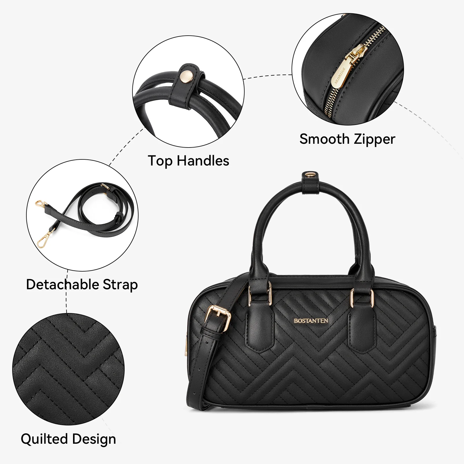 Harper Jones Quilted Handbag – Versatile Elegance for Every Occasion - Image 13