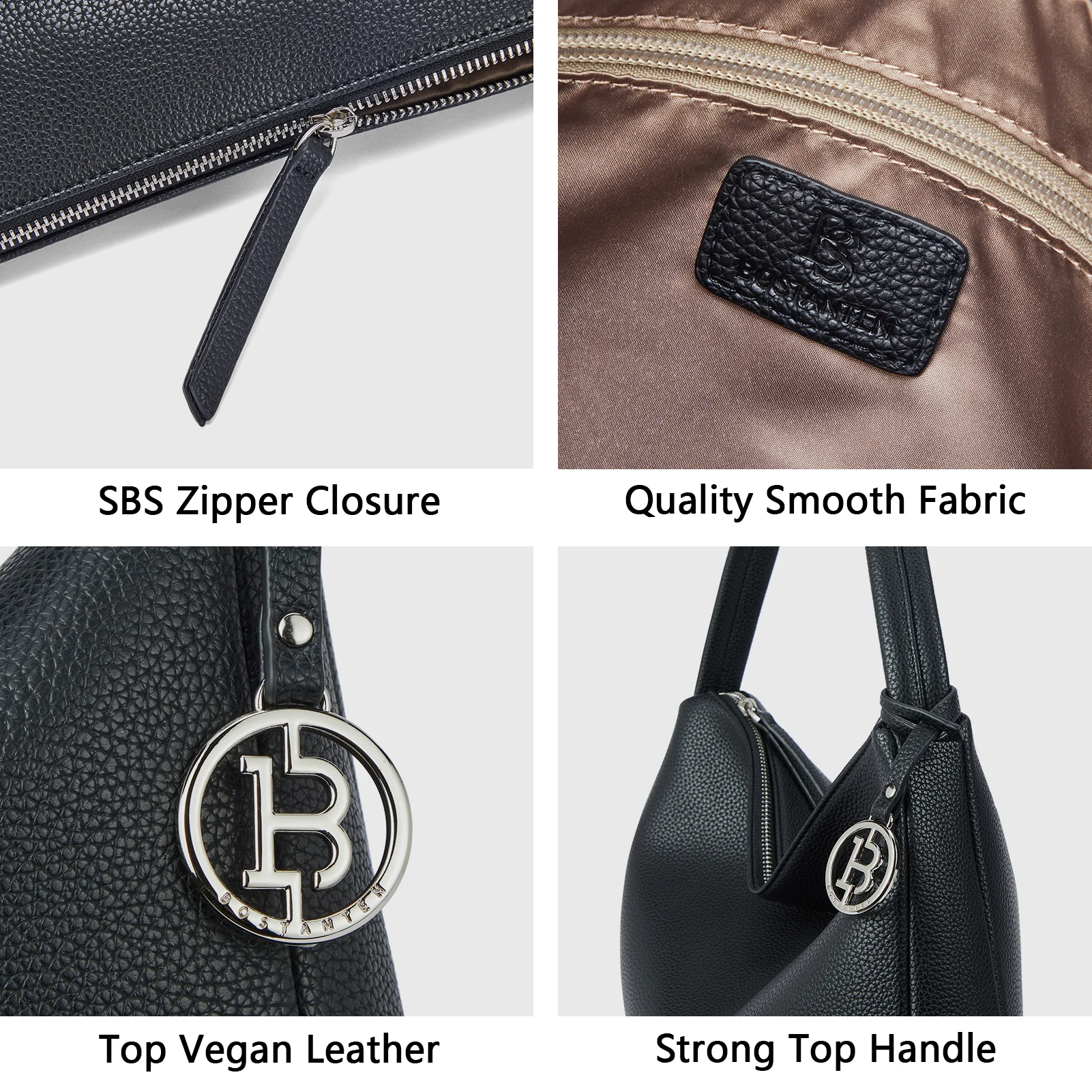 Vegan Leather Hobo Purses for Women Designer Shoulder Bags - Image 18