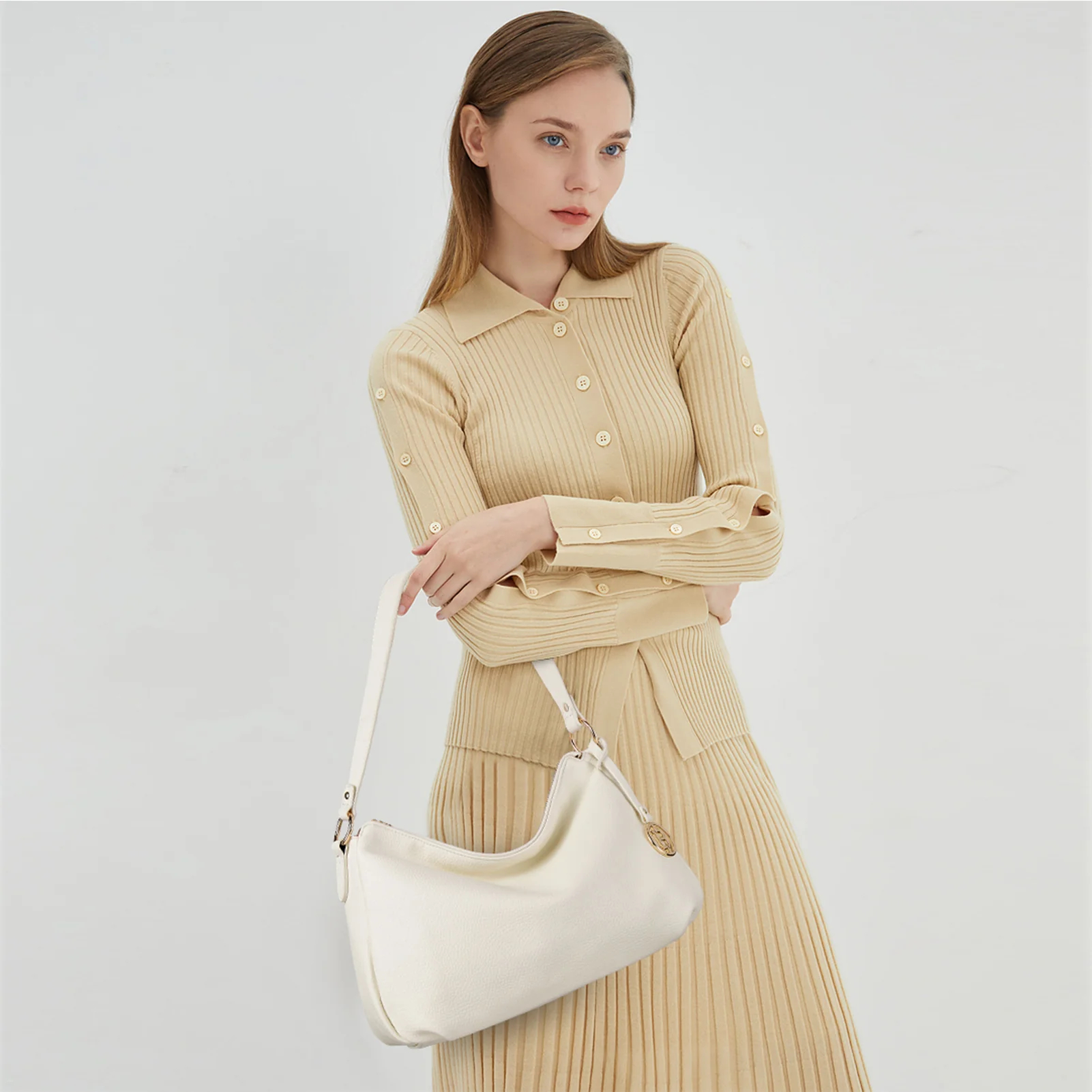 BOSTANTEN Purses for Women Leather Shoulder Bags Designer Ladies Hobo Handbags Pocketbooks - Image 2