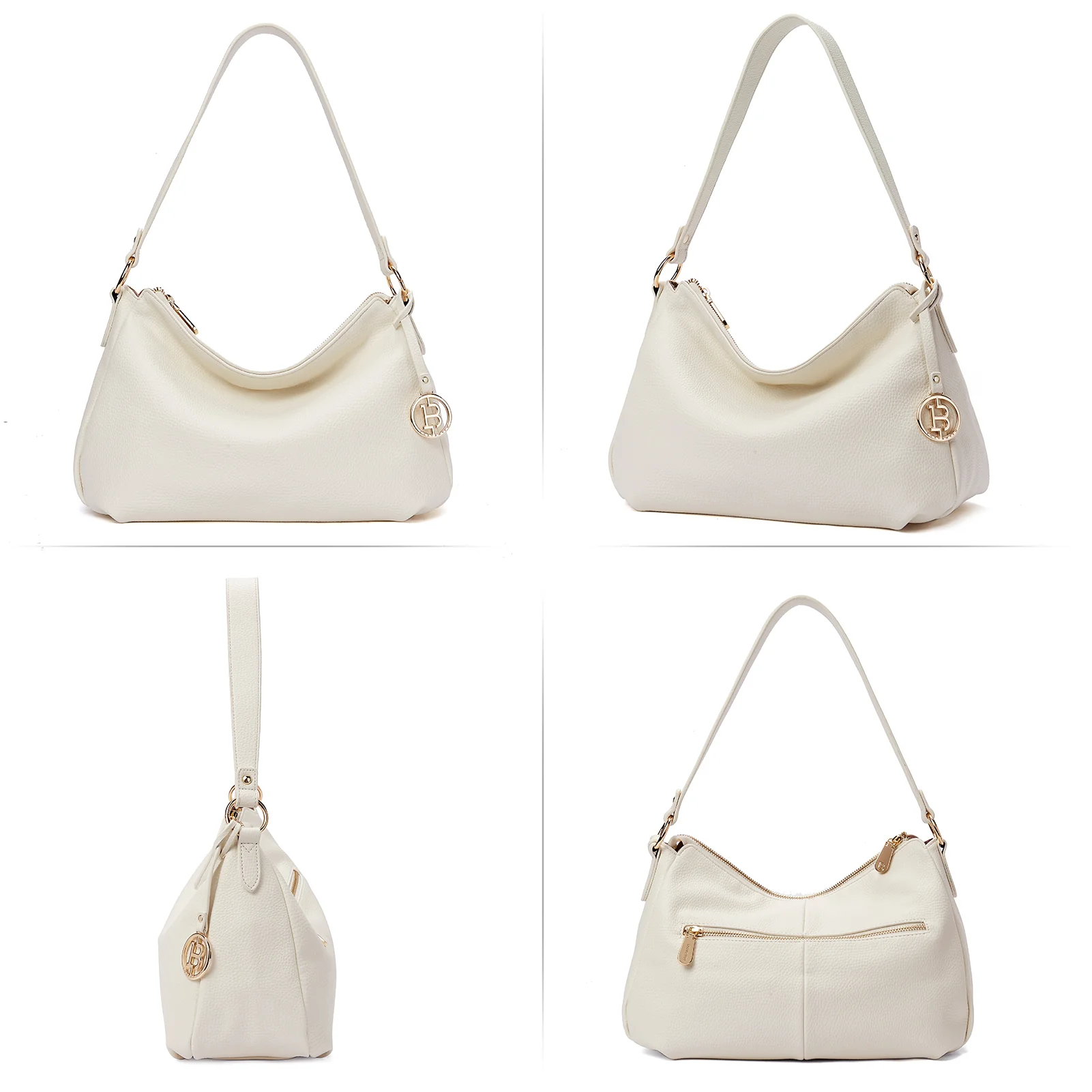 BOSTANTEN Purses for Women Leather Shoulder Bags Designer Ladies Hobo Handbags Pocketbooks - Image 8