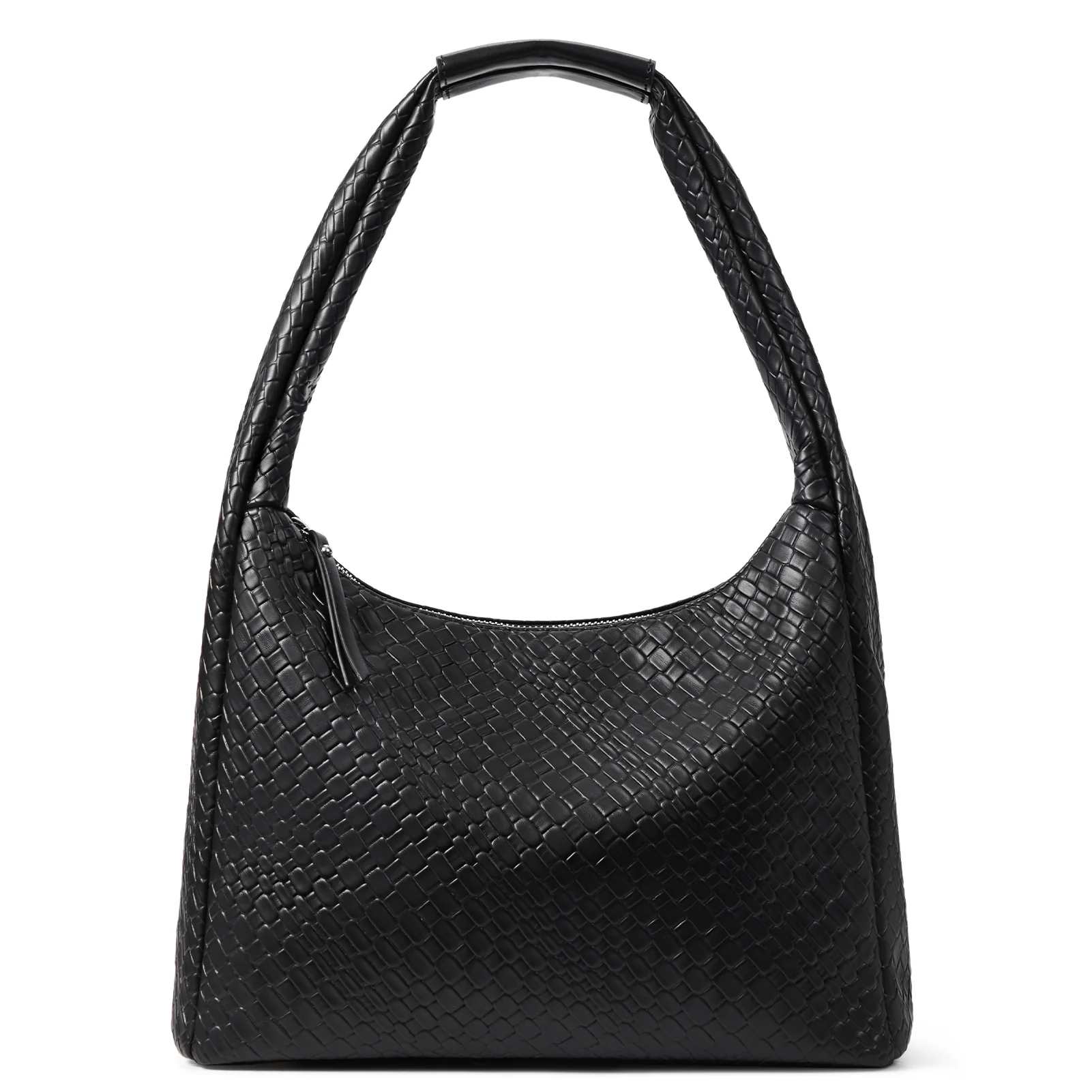 KWELI Croc Structured Curved Hobo Handbags - Image 8