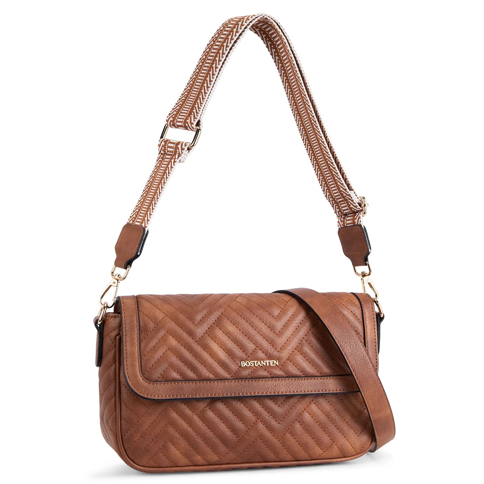 Kweli Quilted Vegan Leather Crossbody Purses - Image 17