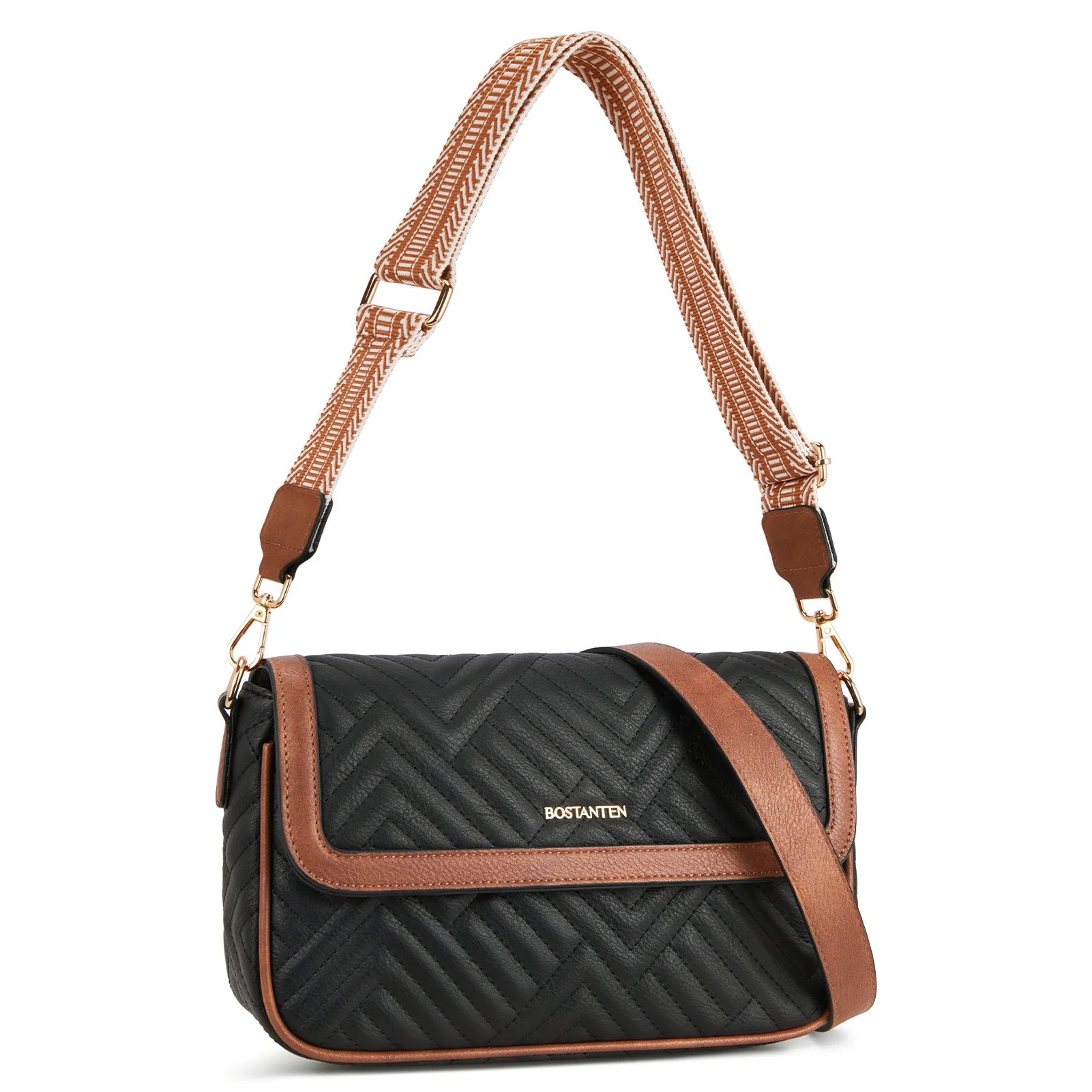 Kweli Quilted Vegan Leather Crossbody Purses - Image 9