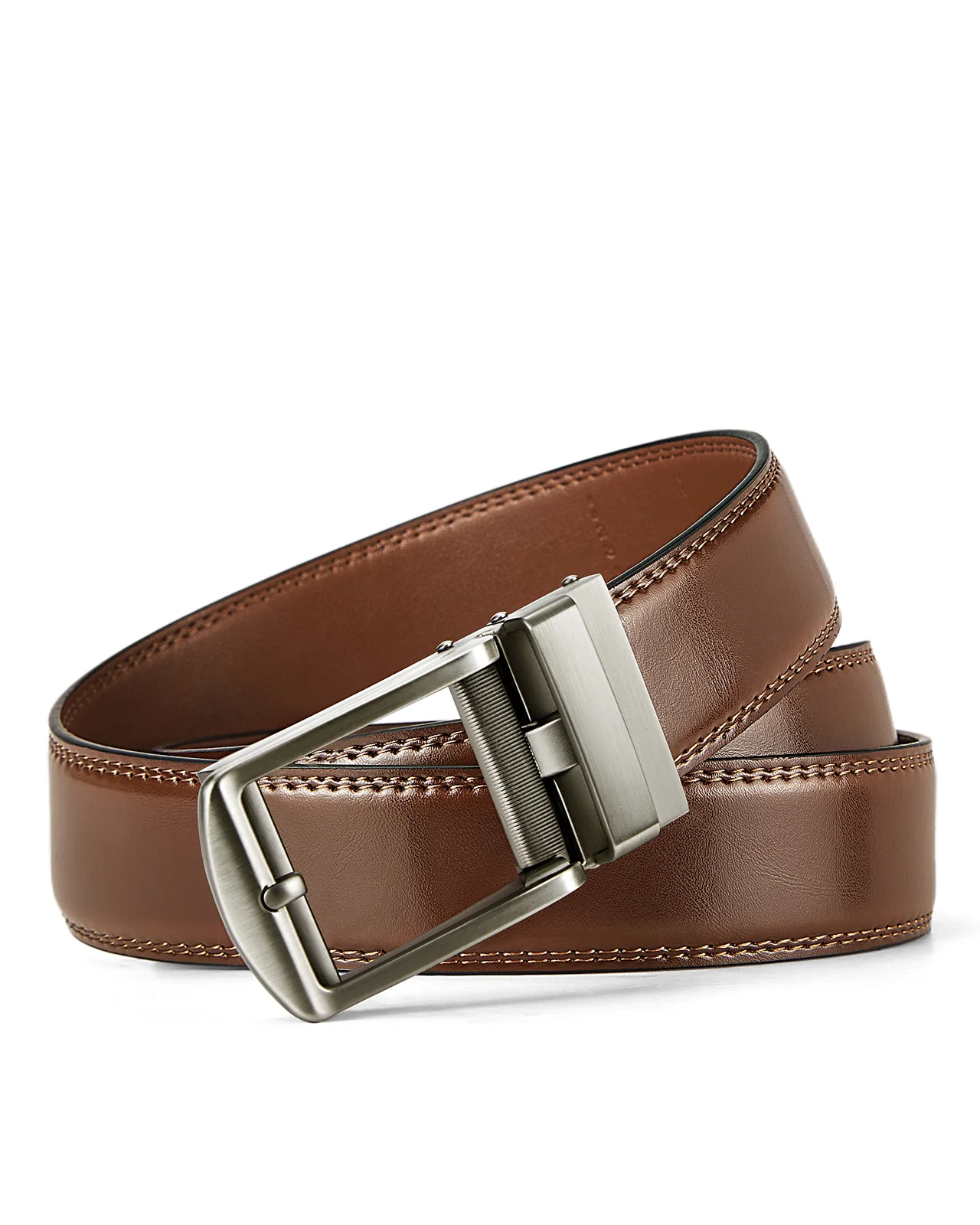BOSTANTEN Ratchet Leather Belt For Men with Adjustable Buckle, Trim to Fit —Skeleton - Image 11