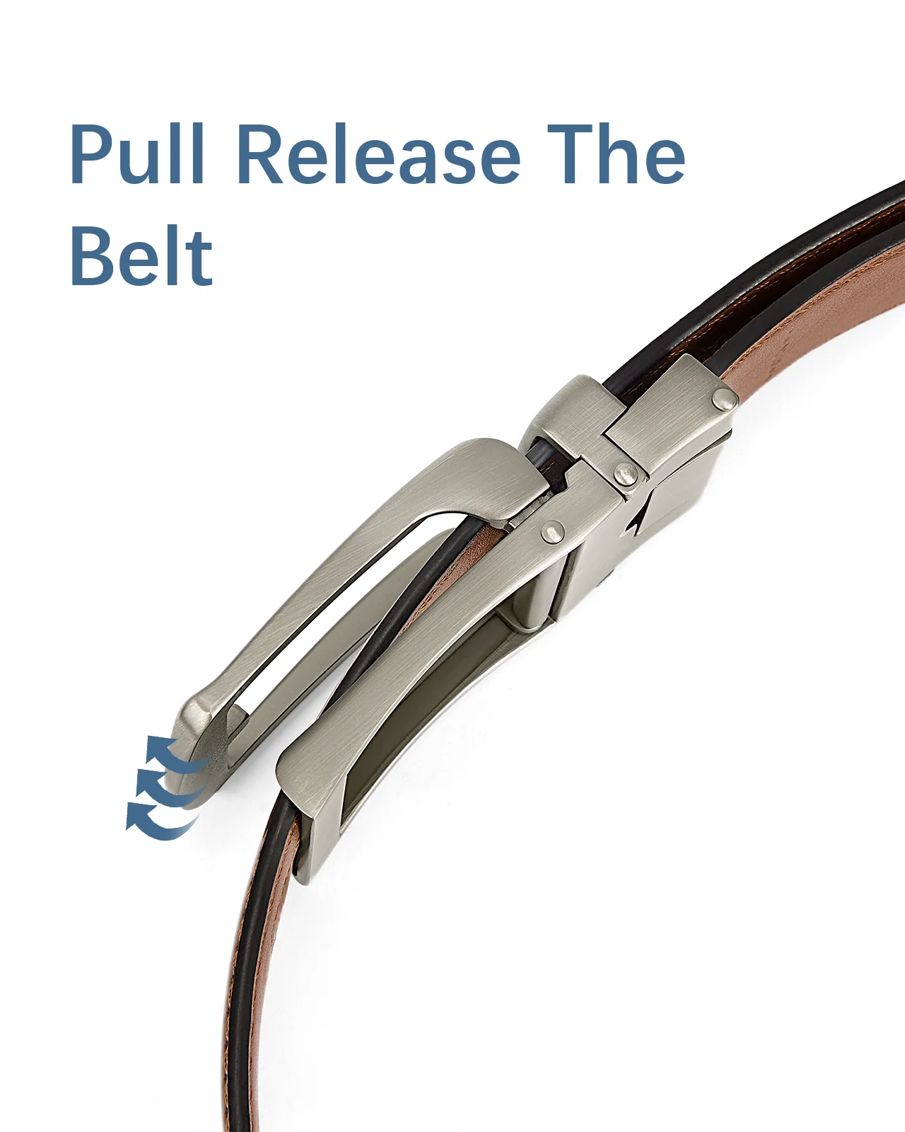 BOSTANTEN Ratchet Leather Belt For Men with Adjustable Buckle, Trim to Fit —Skeleton - Image 15
