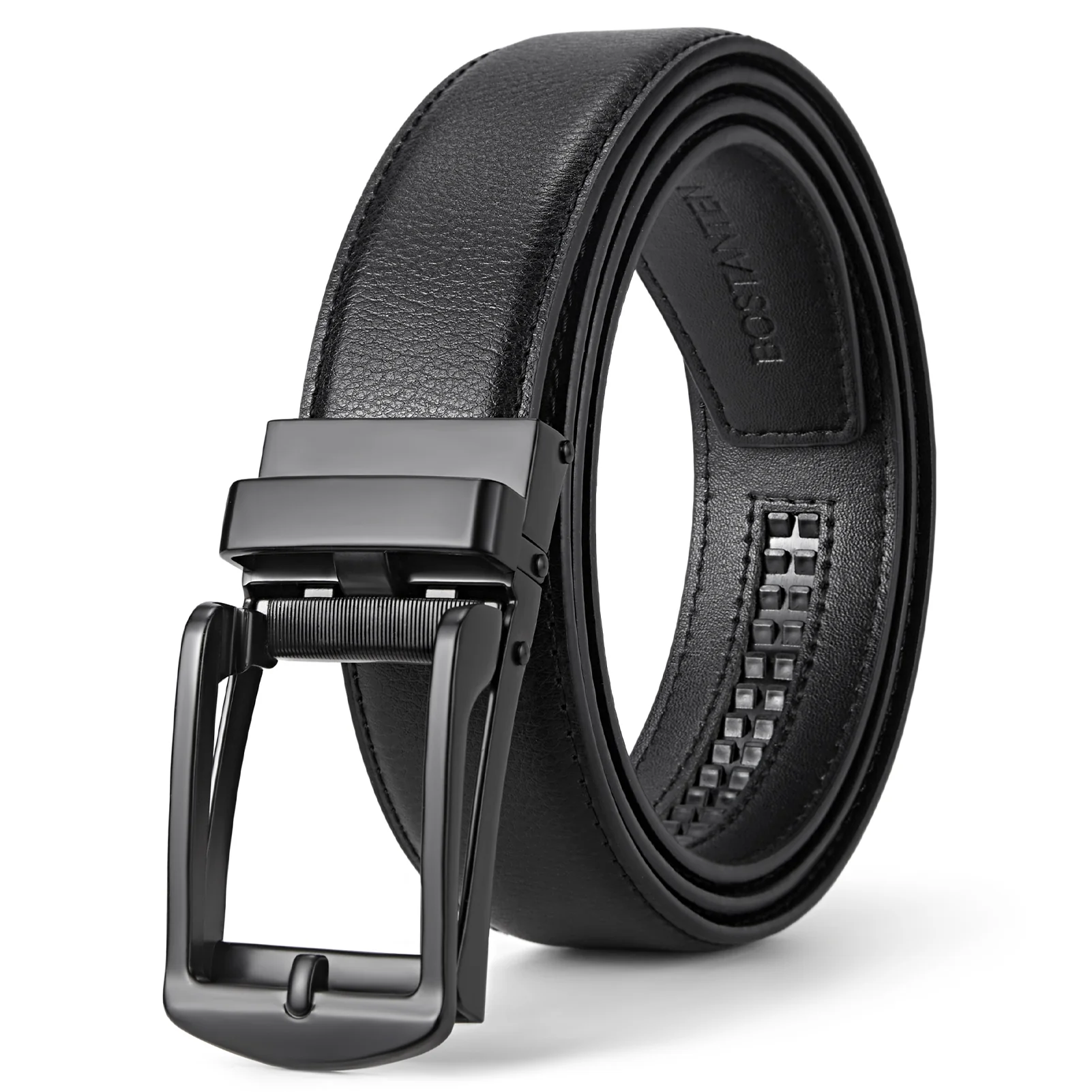BOSTANTEN Ratchet Leather Belt For Men with Adjustable Buckle, Trim to Fit —Skeleton - Image 17