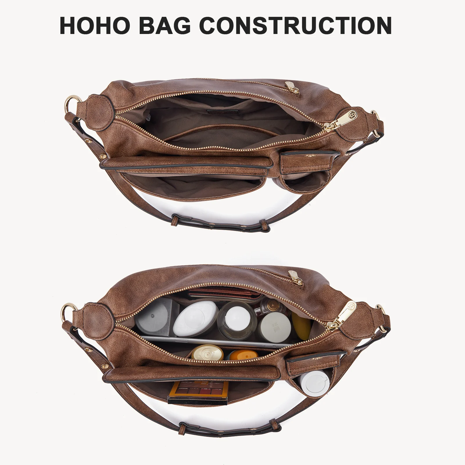 Kweli  Distressed Cargo Pocket Shoulder Bag - Image 6