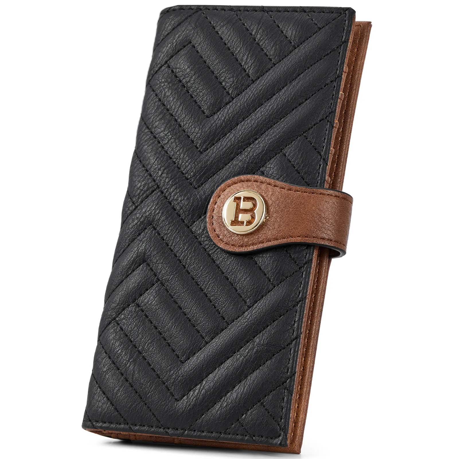 Luna Slim Quilted Leather Bifold Card Wallet - Image 15
