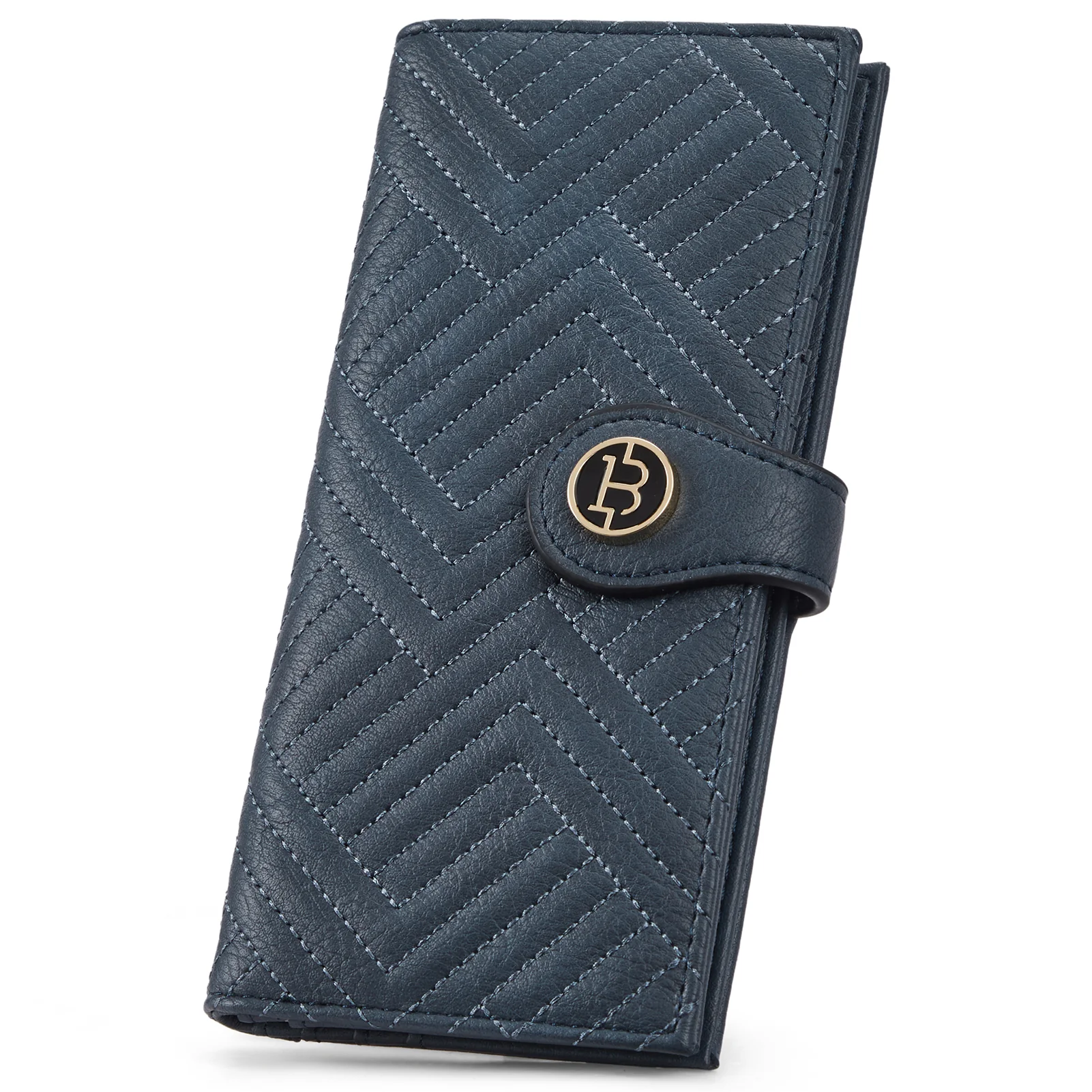 Luna Slim Quilted Leather Bifold Card Wallet - Image 23