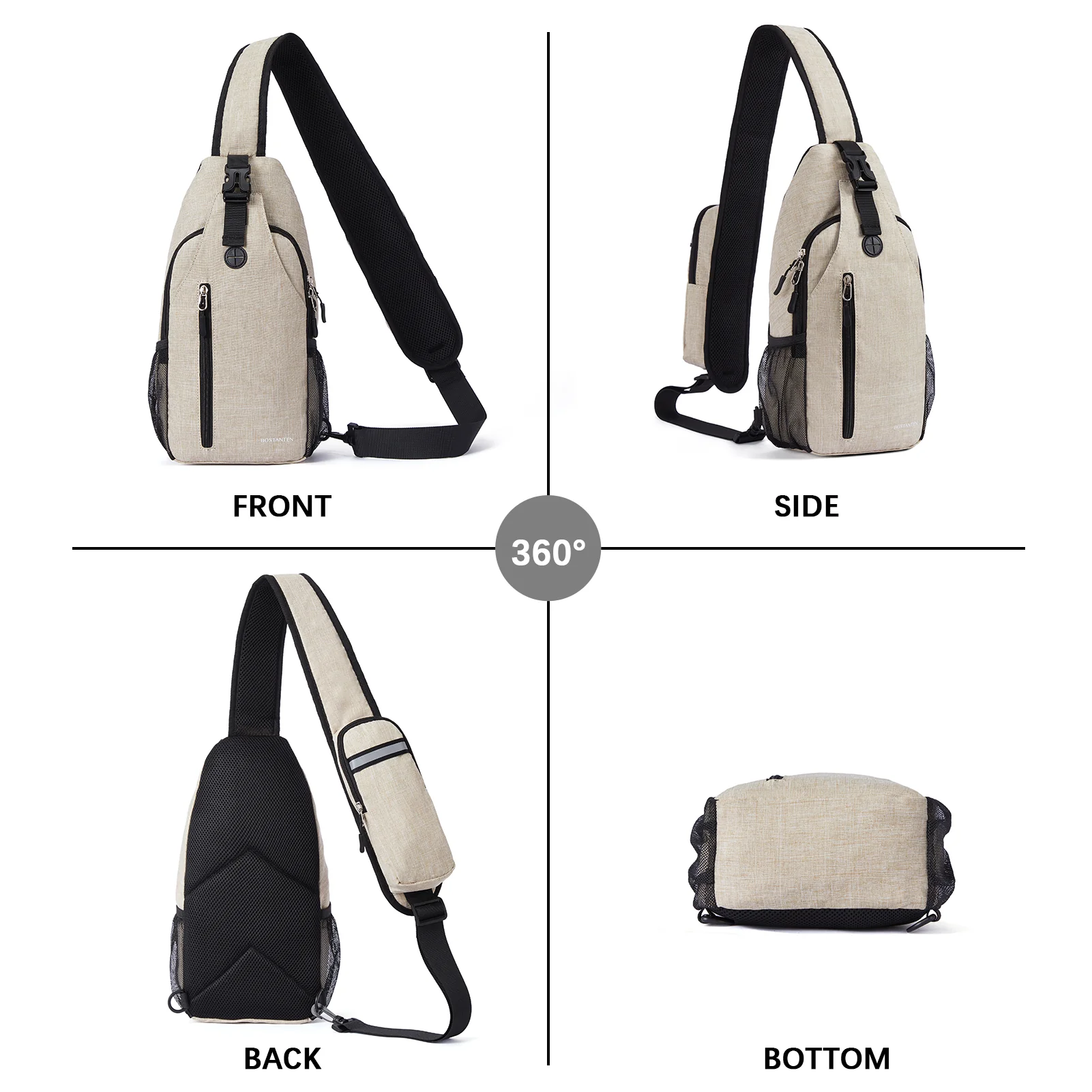 Nova Sling Bag with Cell Phone Security Organizer - Image 10
