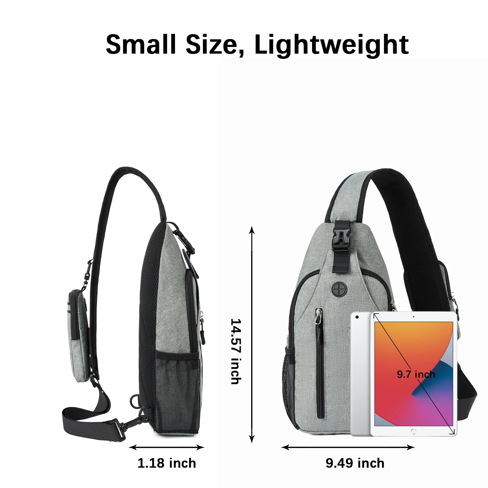 Nova Sling Bag with Cell Phone Security Organizer - Image 13