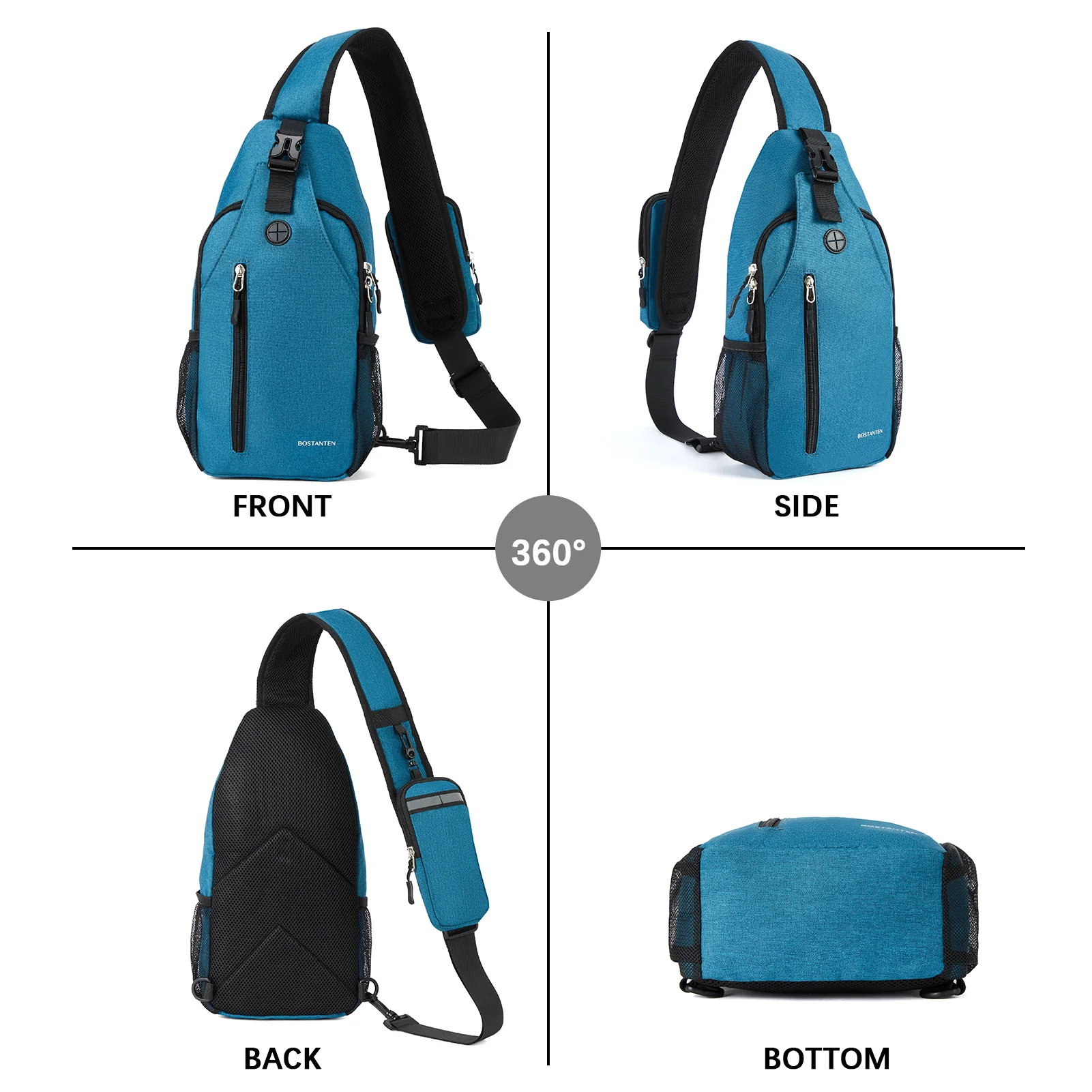 Nova Sling Bag with Cell Phone Security Organizer - Image 26